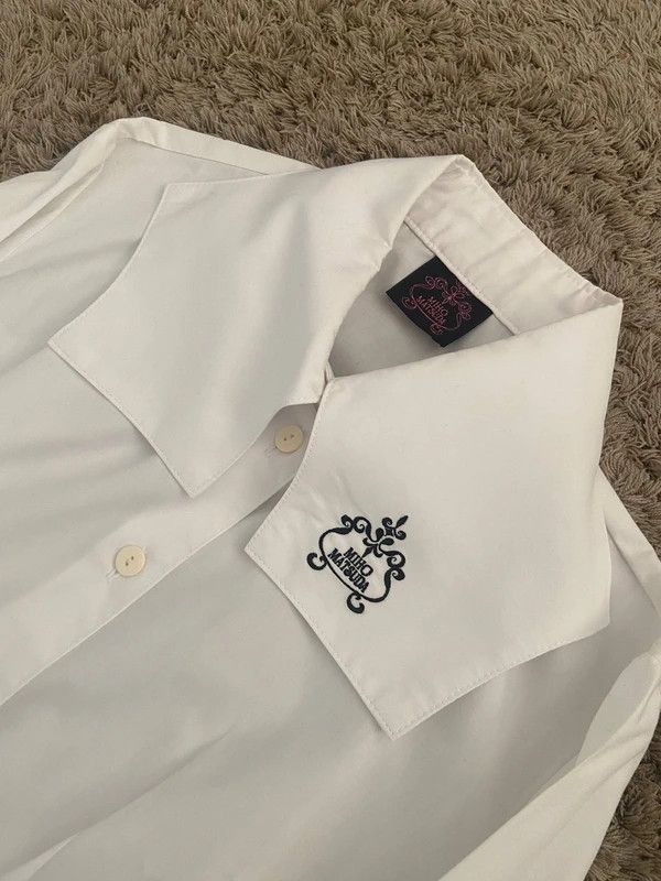 Japanese Brand Miho matsuda bat collar shirt 2003 Size US S / EU 44-46 / 1 - 3 Thumbnail