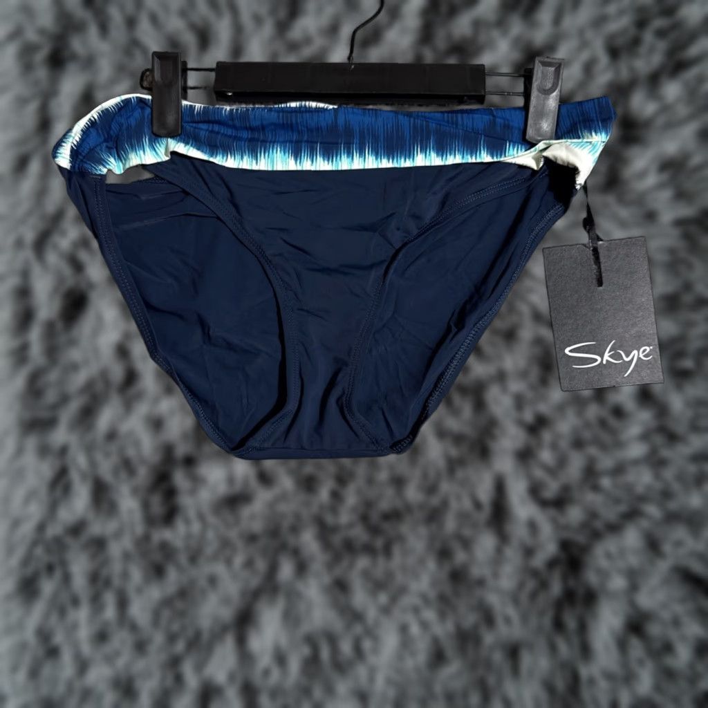 Vintage Skye Bikini Bottom Womens Size XL Tie Dye Waist Boho Chic Swimwear Beach Retro Size 40" / US 18 - 1 Thumbnail