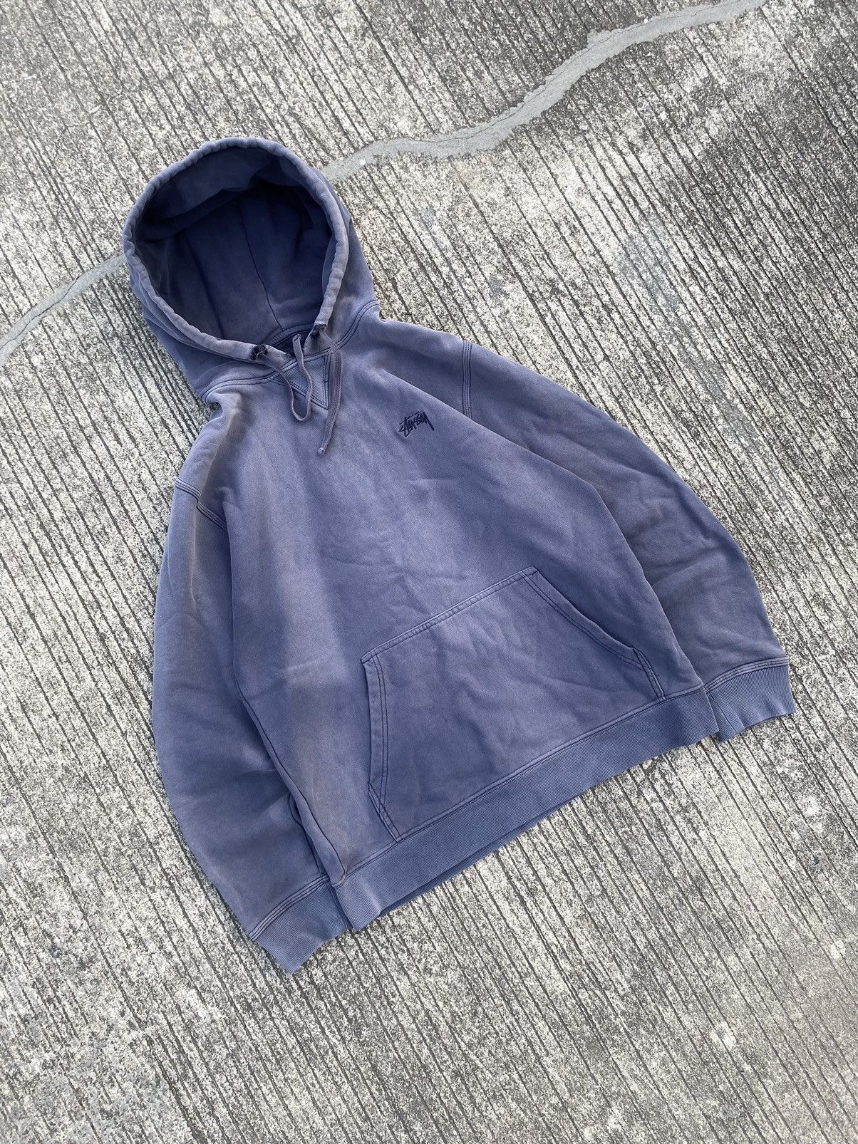 Stussy Vintage Faded Stussy Hoodie Size US S / EU 44-46 / 1 - 4 Thumbnail