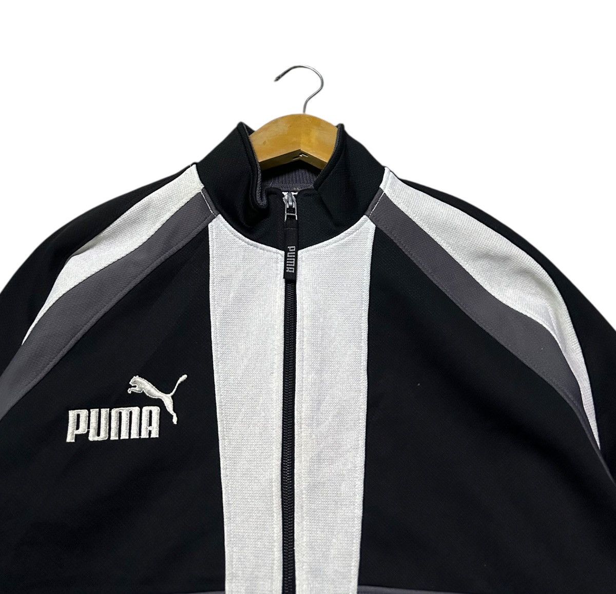 Puma Vintage 90s Puma track jacket Size US L / EU 52-54 / 3 - 3 Thumbnail