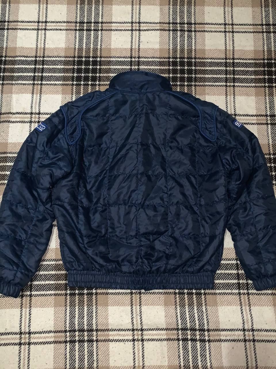 Vintage Vintage Sparco Racing Puffer Jacket – Navy – Size M Size US M / EU 48-50 / 2 - 2 Thumbnail