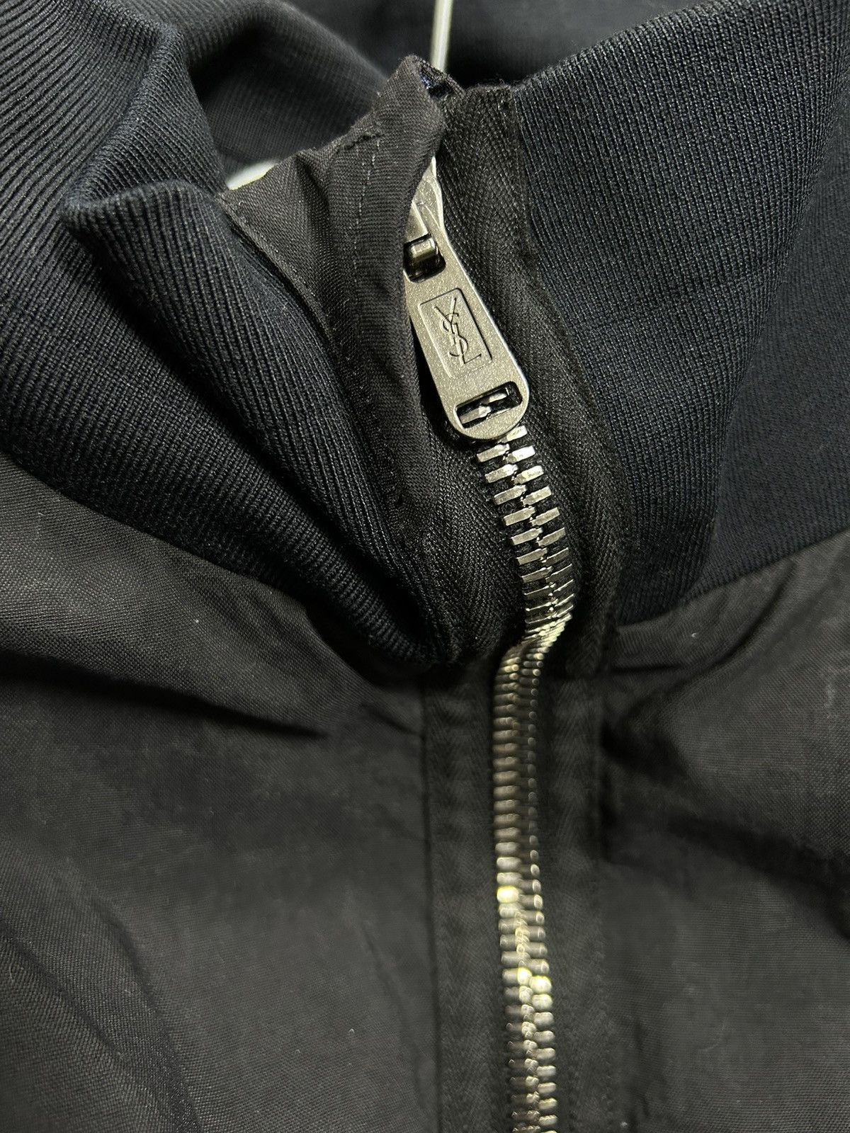 Saint Laurent Paris Vintage YSL Yves Saint Laurent Zip Nylon Bomber Jacket Size US M / EU 48-50 / 2 - 3 Thumbnail