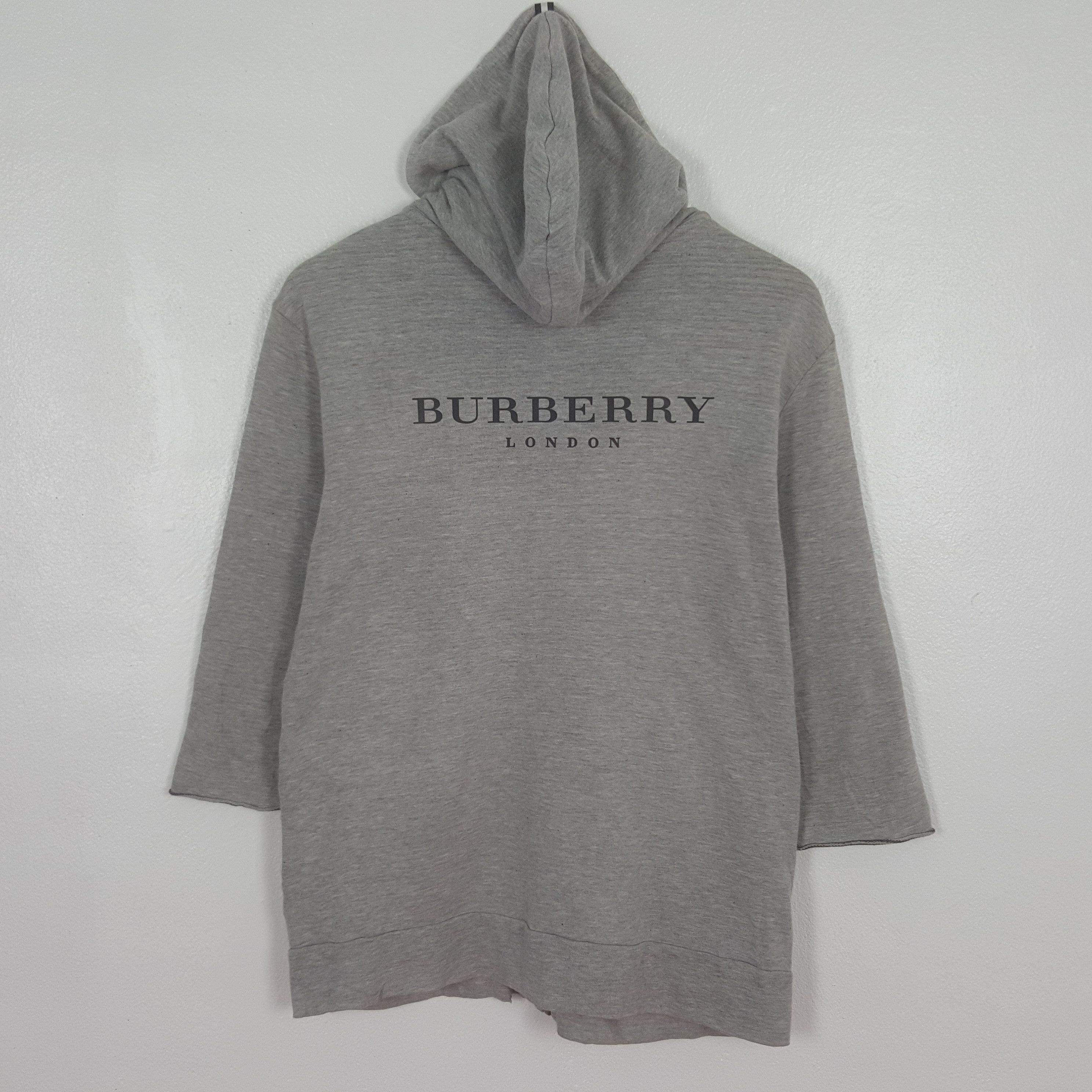 Burberry Burberry Black Label Custom Logo Zipper Jacket Hoodie Size US S / EU 44-46 / 1 - 1 Thumbnail