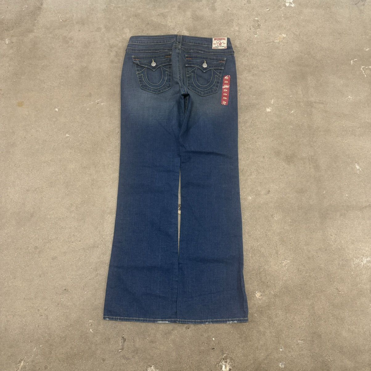True Religion × Vintage Vintage Y2K True Religion Becky Flare Baggy Jeans Size US 32 / EU 48 - 1 Thumbnail