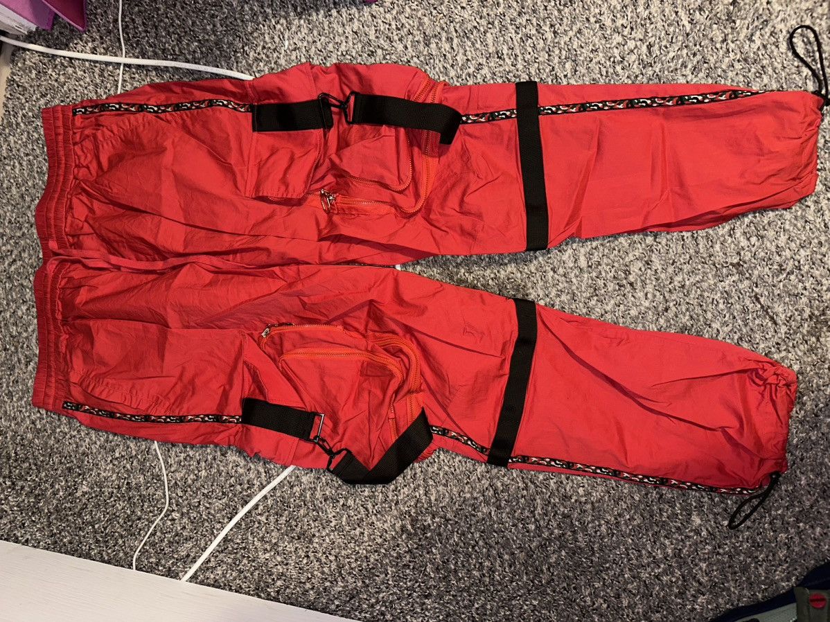 Other Sugarhill red cargo pants Size US 40 / EU 56 - 1 Thumbnail
