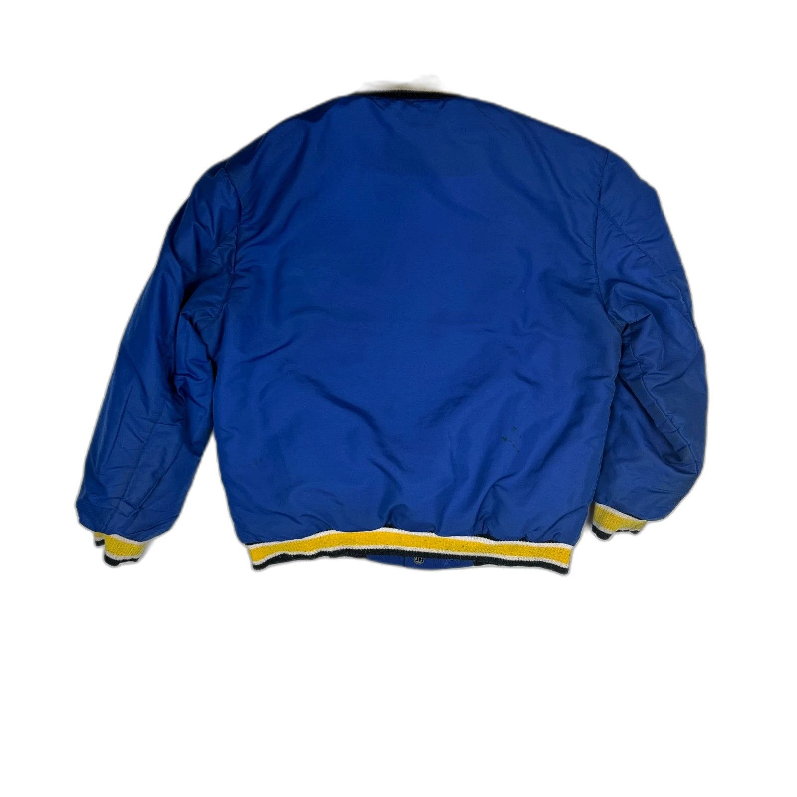Vintage Golden State Warriors JH Design Reversible Jacket Blue Wool Size US L / EU 52-54 / 3 - 2 Thumbnail
