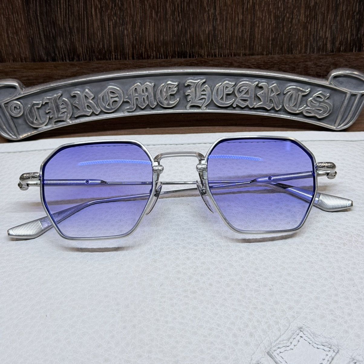 Chrome Hearts Chrome Hearts LUMP 1/1 ‘Lilac’ Sunglasses Size ONE SIZE - 1 Thumbnail
