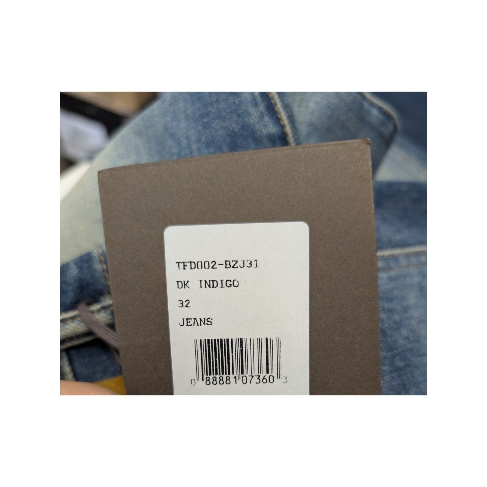 Tom Ford o1rshd1 Tapered Fit Denim Jeans in Indigo Blue Size US 32 / EU 48 - 23 Thumbnail