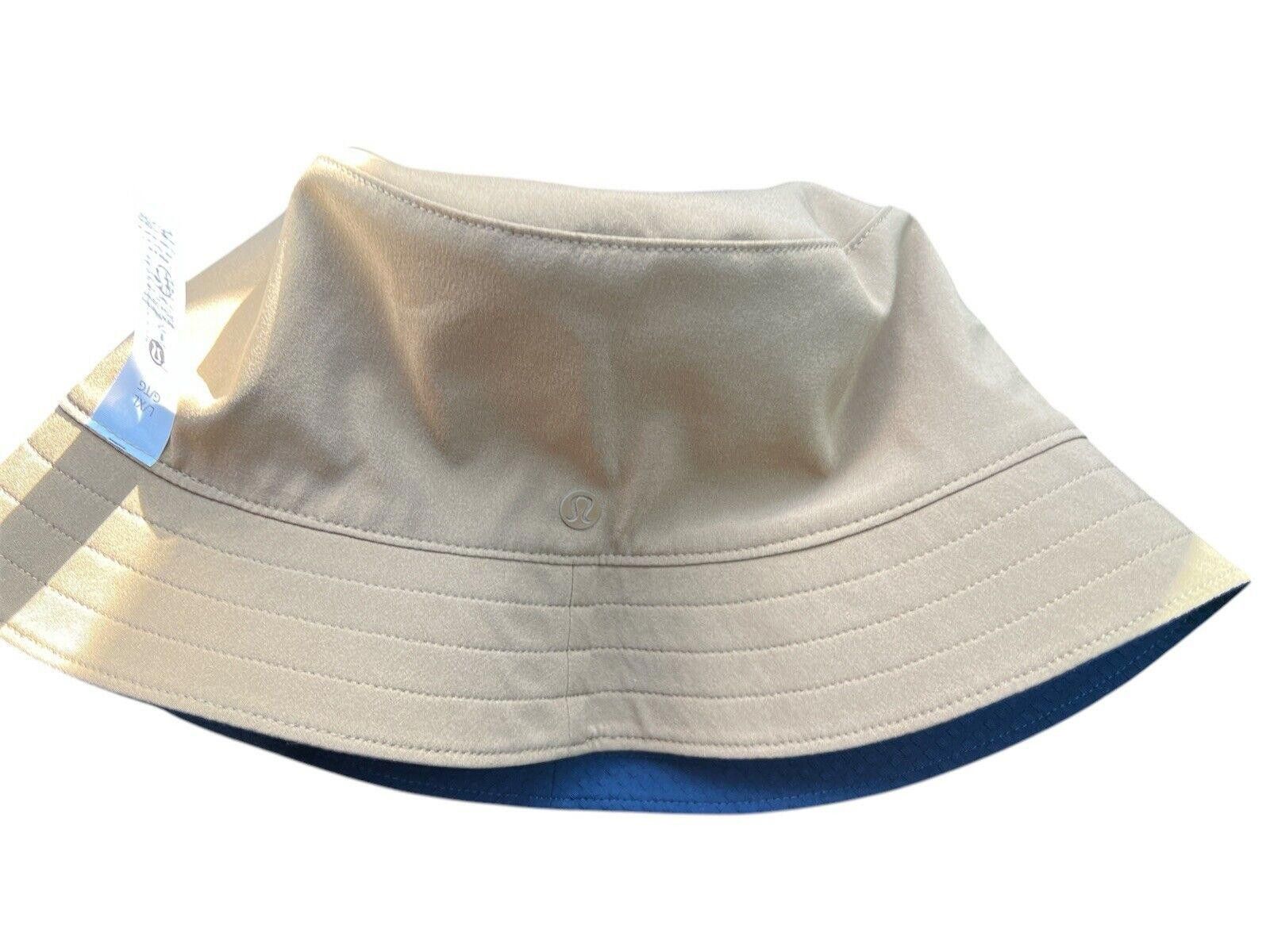 Designer Lululemon Both Ways Bucket Hat Navy And Brown L/XL Size ONE SIZE - 2 Thumbnail