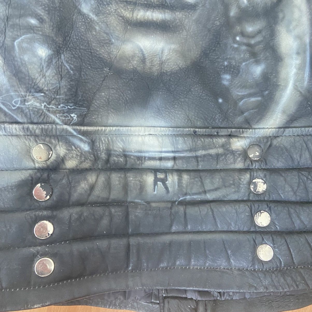 Vintage Freedom Machine Vintage Leather Motorcycle Jacket Men’s 44 Size US XL / EU 56 / 4 - 7 Thumbnail