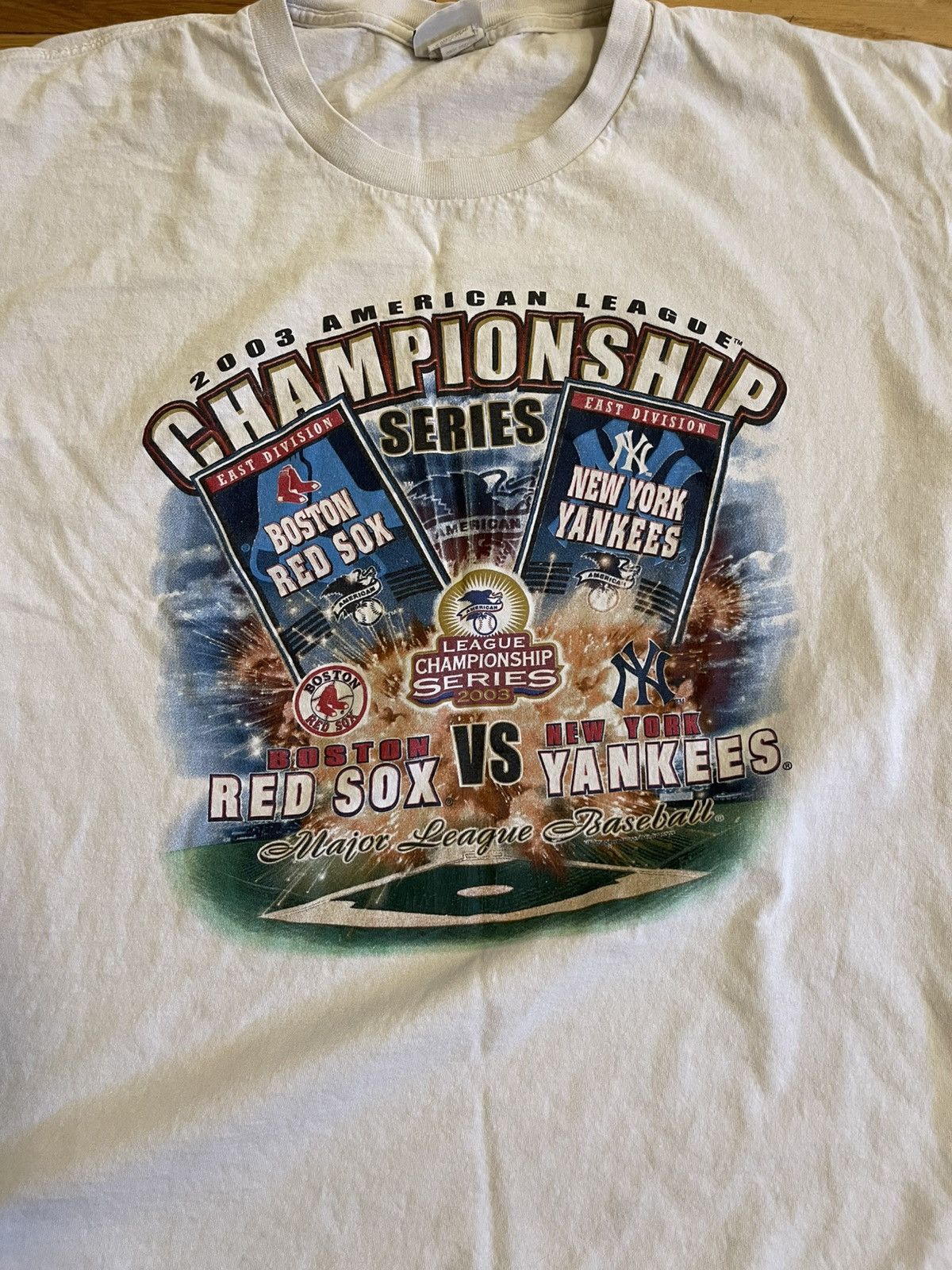 Lee × Vintage 2003 American League Championship Series Yankees vs Red Sox Size US XL / EU 56 / 4 - 2 Thumbnail