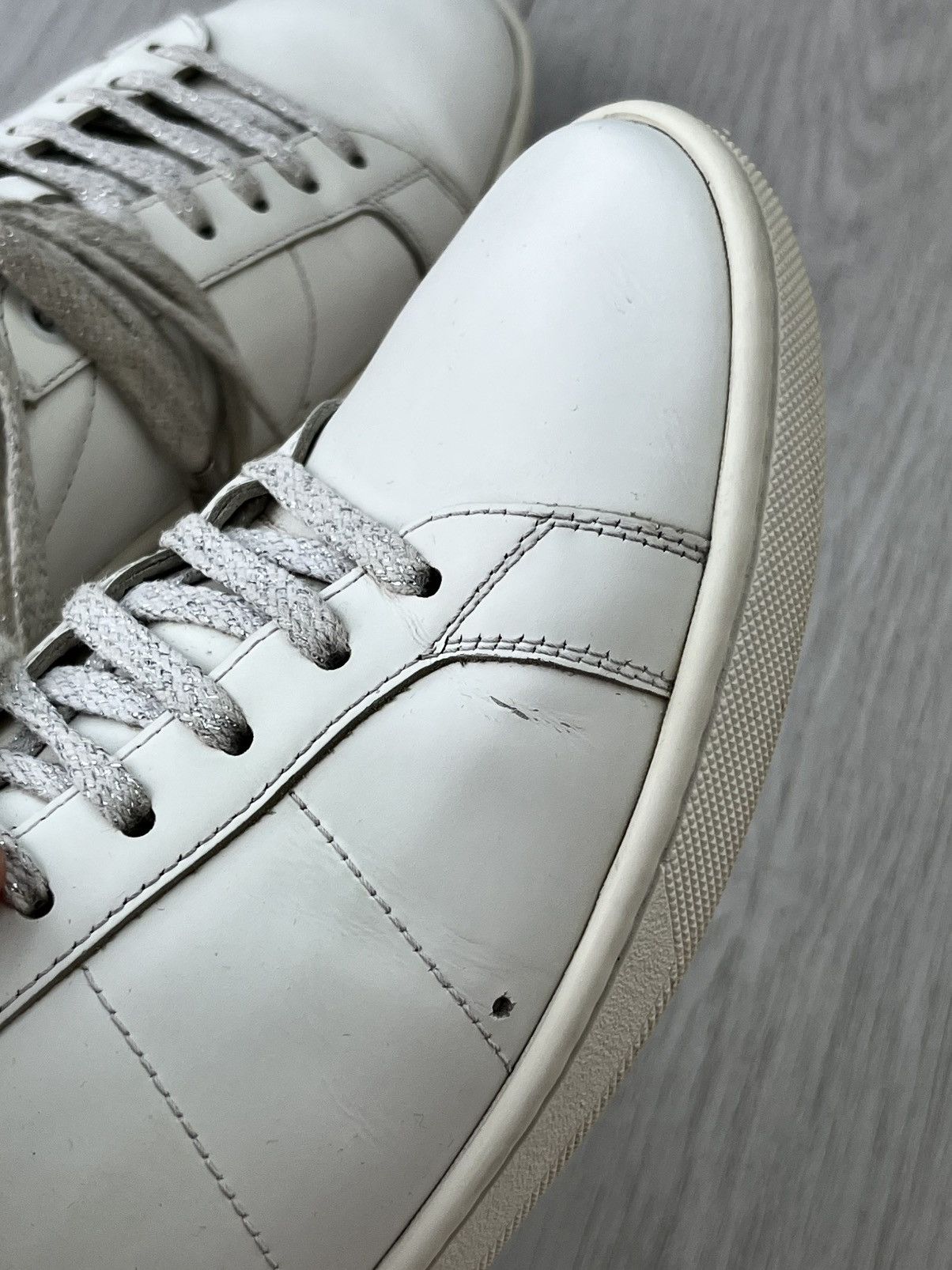 Saint Laurent Paris Saint Laurent SL/01 Signature Court Classic Lips Sneakers Size US 8 / IT 38 - 20 Thumbnail