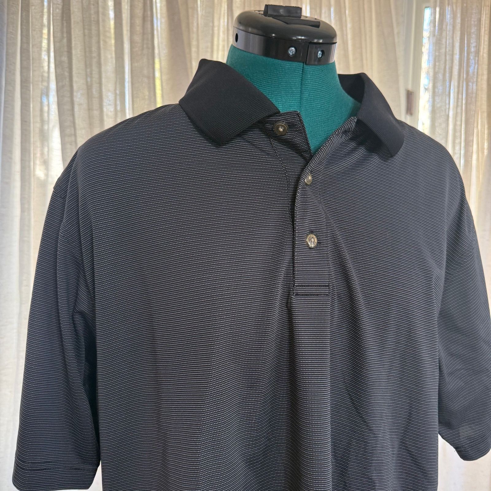 Other Pebble Beach Charcoal Performance Polo | Sz L Size US L / EU 52-54 / 3 - 3 Thumbnail
