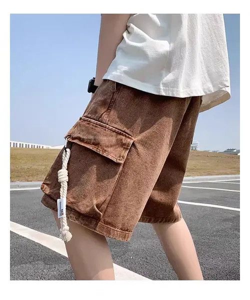Japanese Brand Kizuki x Hiro Street Vintage Loose Fit Denim Shorts Size US 32 / EU 48 - 2 Thumbnail
