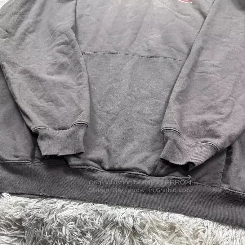 Balenciaga Balenciaga Distressed Gray Coke Hoodie Size US S / EU 44-46 / 1 - 4 Thumbnail