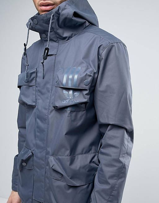 Adidas × Japanese Brand New Adidas Utility Hooded Parka Casuals Style Size US S / EU 44-46 / 1 - 1 Thumbnail
