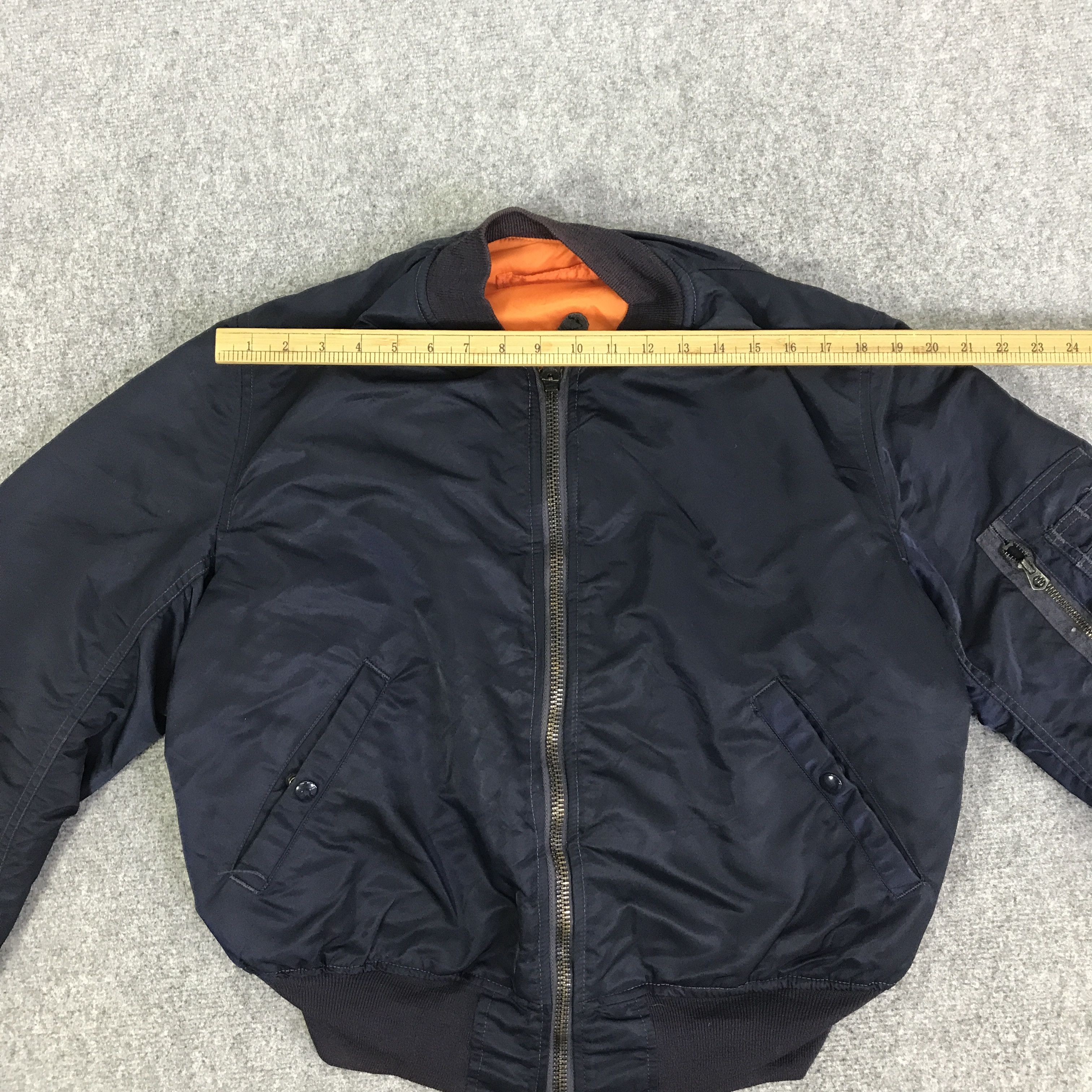 Alpha Industries VTG 1968 ALPHA INDUSTRIES BOMBERS NAVY JACKET K78B7 Size US L / EU 52-54 / 3 - 5 Thumbnail