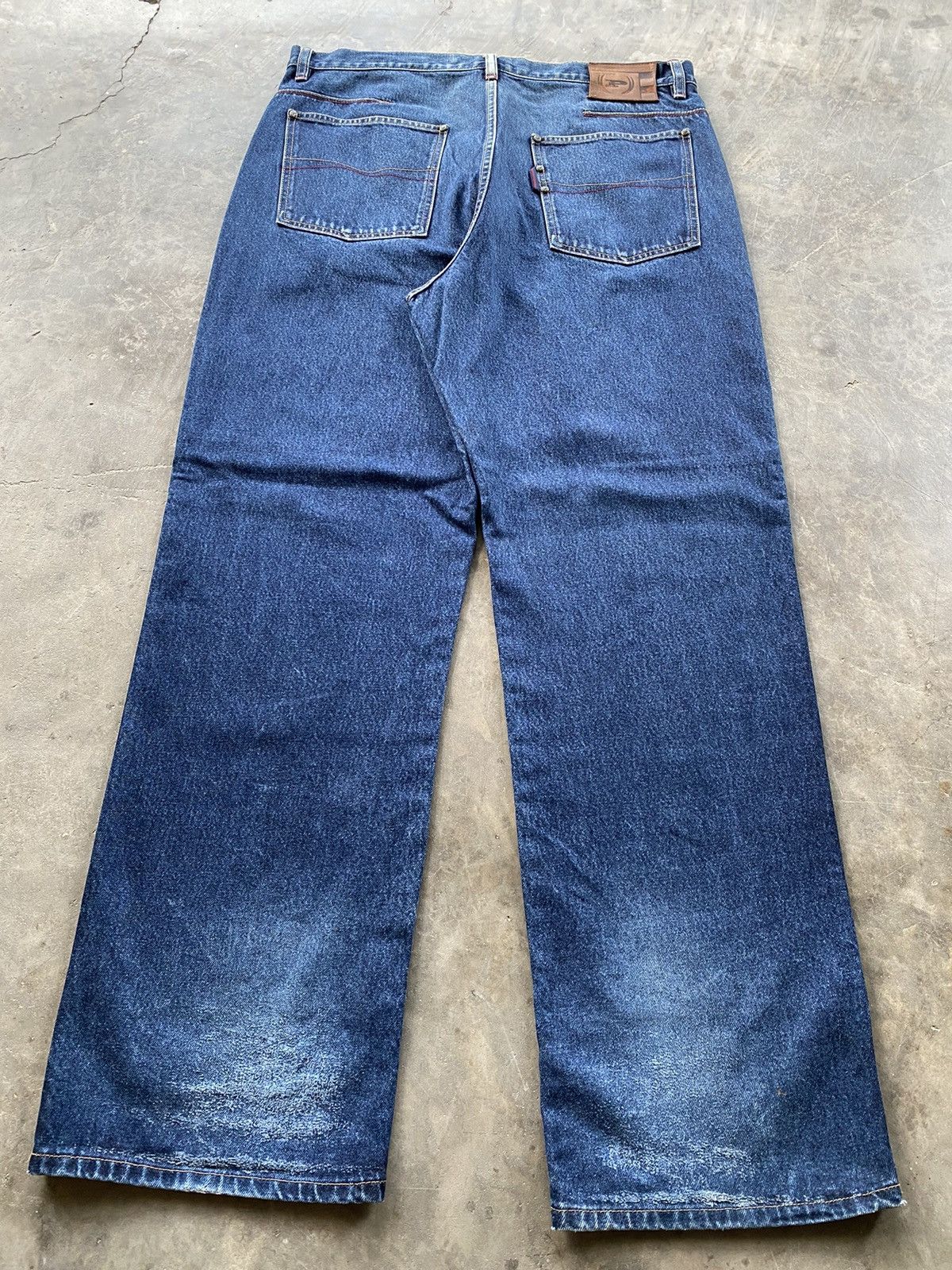 Phat Farm × Vintage Baggy Jeans Phat Farm Rappers Jeans 36x34 Size US 36 / EU 52 - 11 Thumbnail