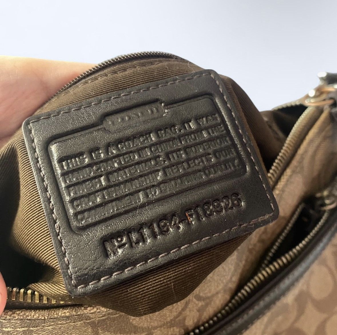 Coach Brown VINTAGE CROSSBODY COACH BAG!!!! Size ONE SIZE - 3 Thumbnail