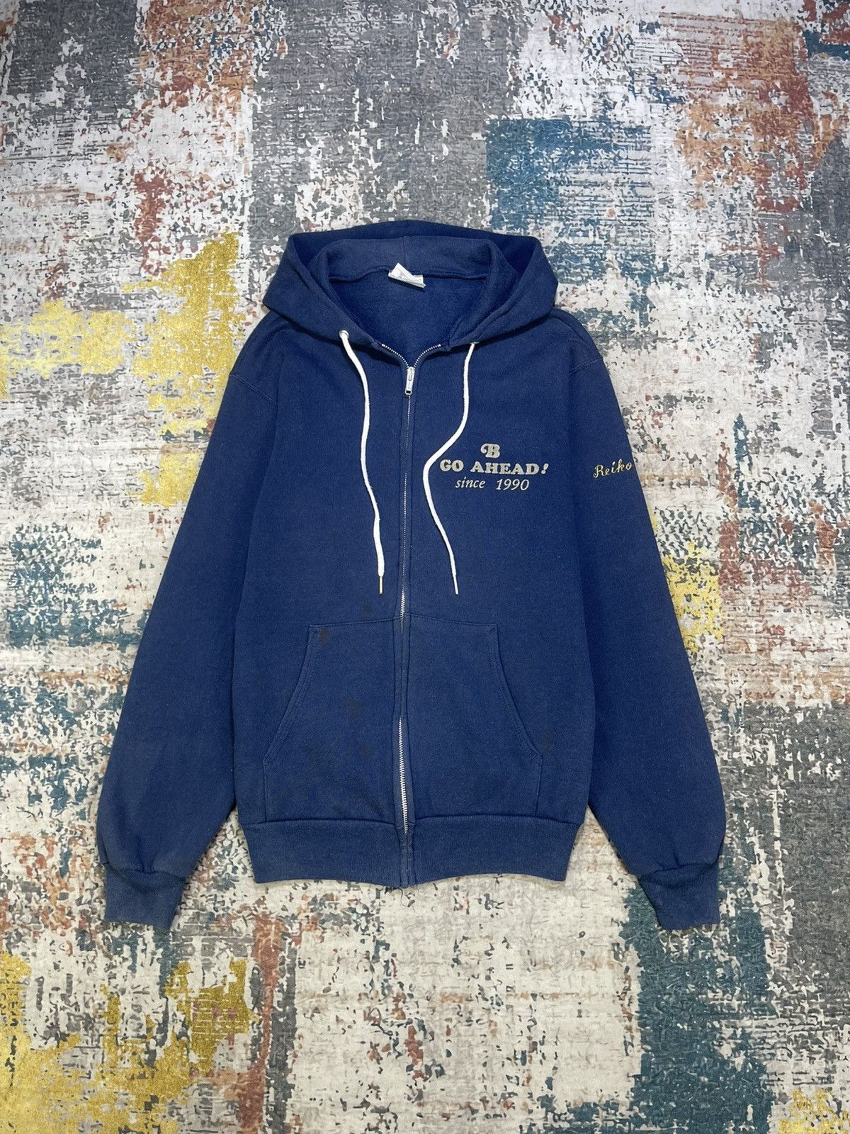 Hanes Vintage Hanes Zip Up Sweatshirt Hoodies Size US M / EU 48-50 / 2 - 2 Thumbnail