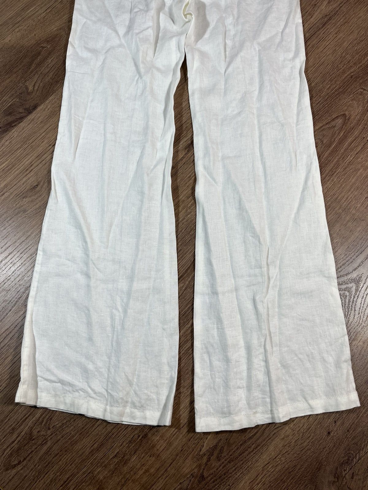 Armani Armani Flared Linen Vintage Pants Very Rare Size 30" / US 8 / IT 44 - 15 Thumbnail