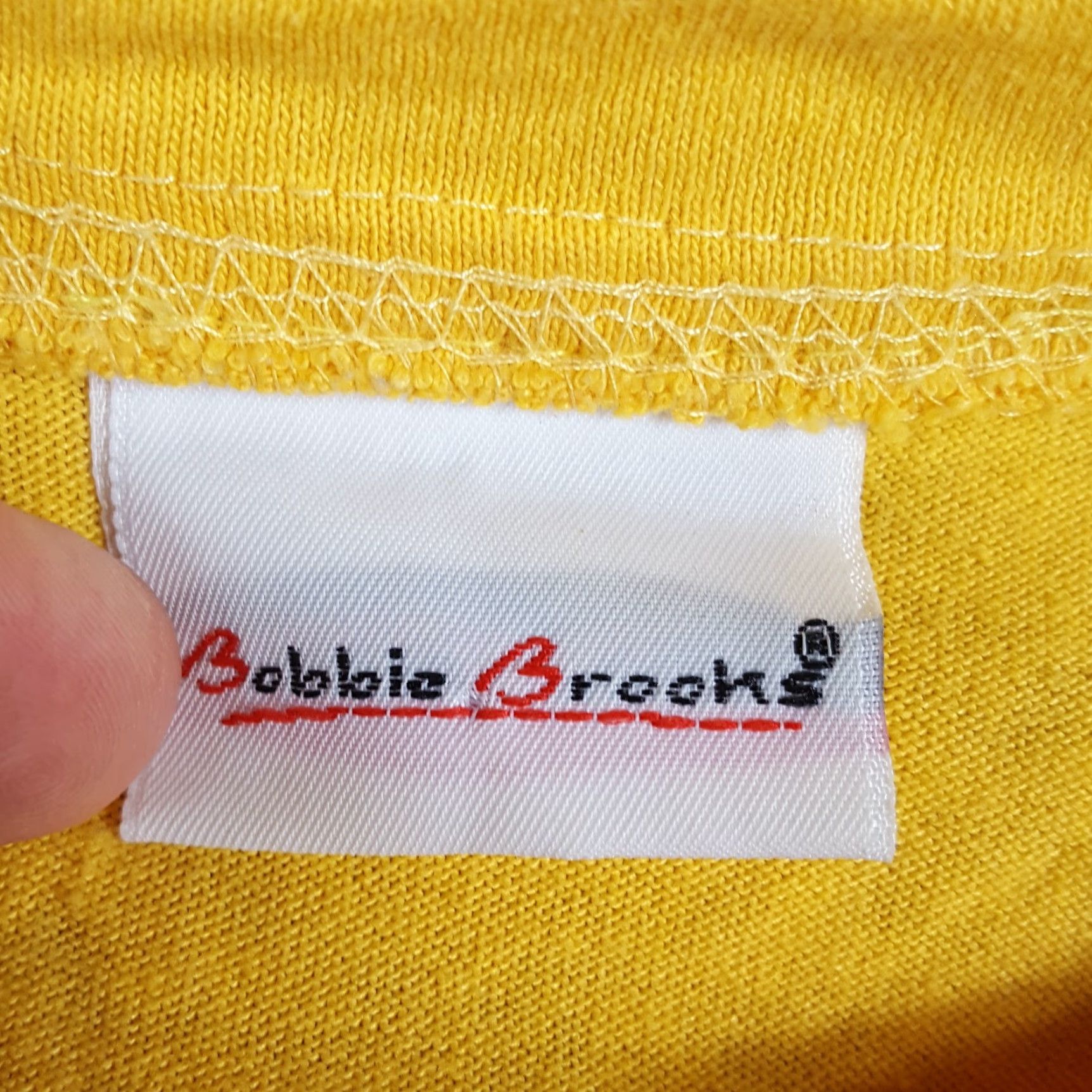 Vintage Vintage Bobbie Brooks Women’s XL T-Shirt Short Sleeve 90s Sun Embroidered Space Stars Yellow Size XL / US 12-14 / IT 48-50 - 6 Thumbnail