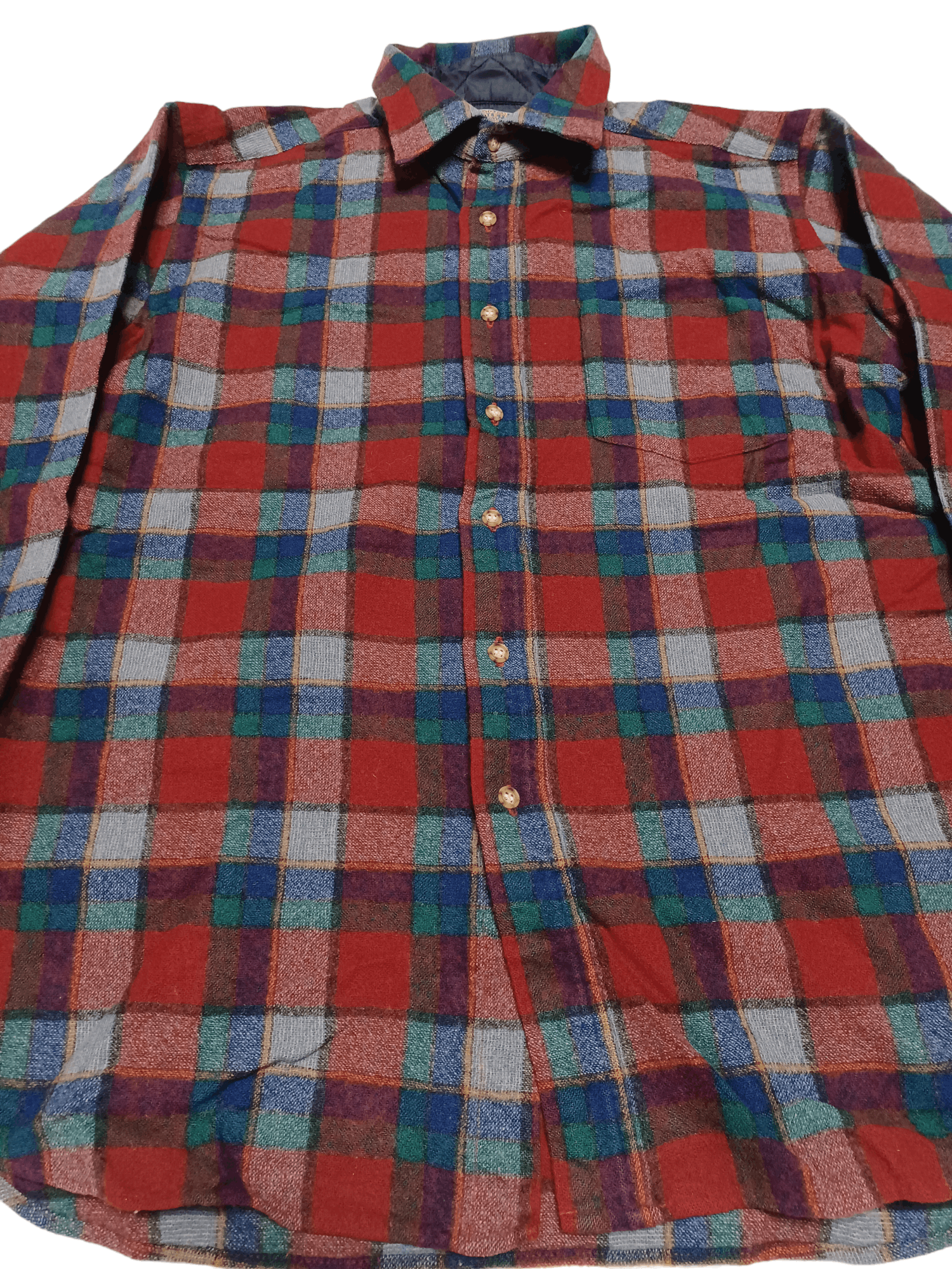 Pendleton Pendleton vintage 100% Wool made in USA checkered shirt Size US L / EU 52-54 / 3 - 3 Thumbnail