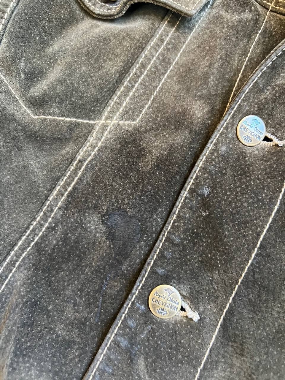 Chevignon Chevignon Green Heavy Flying Leather suede Jacket Size US XL / EU 56 / 4 - 8 Thumbnail