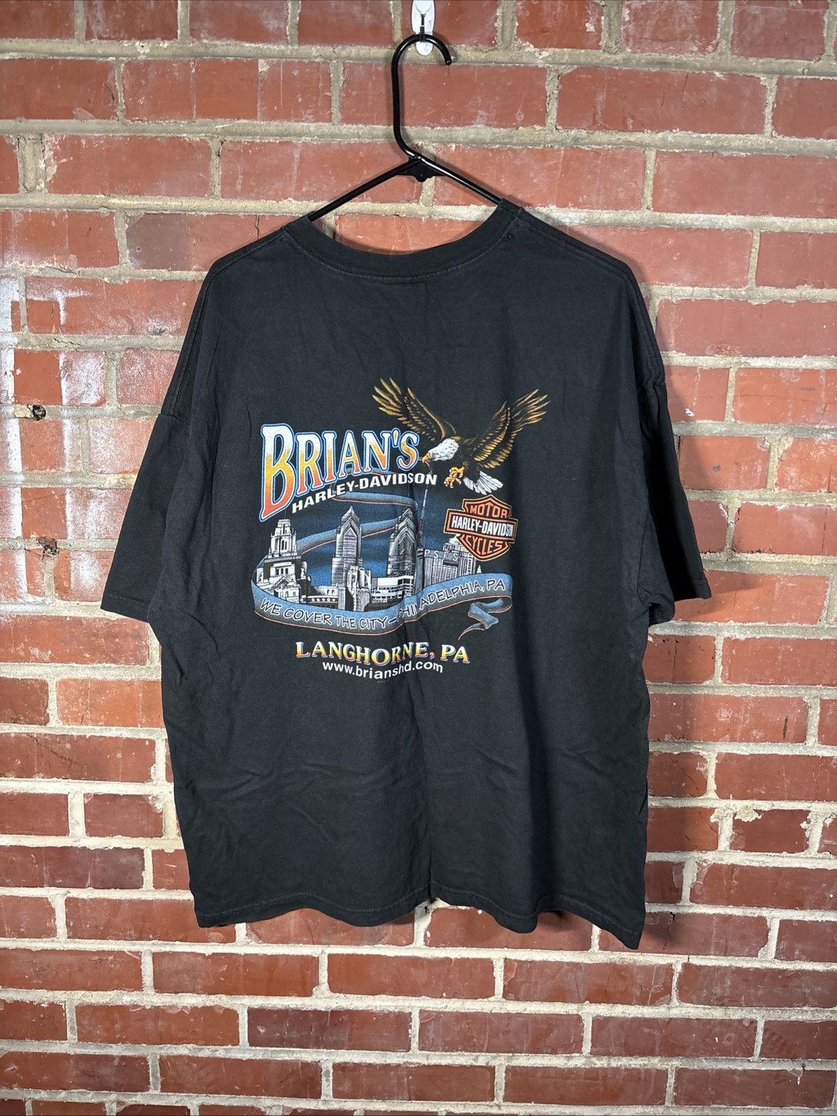 Harley Davidson Vintage Y2k Classic Harley Davidson Eagle Motorcycle Sz XXL Size US XXL / EU 58 / 5 - 5 Thumbnail