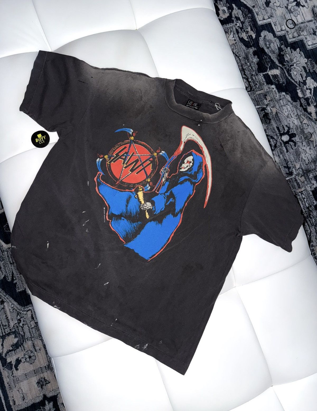 Saint Michael Saint Michael reaper t shirt Size US L / EU 52-54 / 3 - 1 Thumbnail