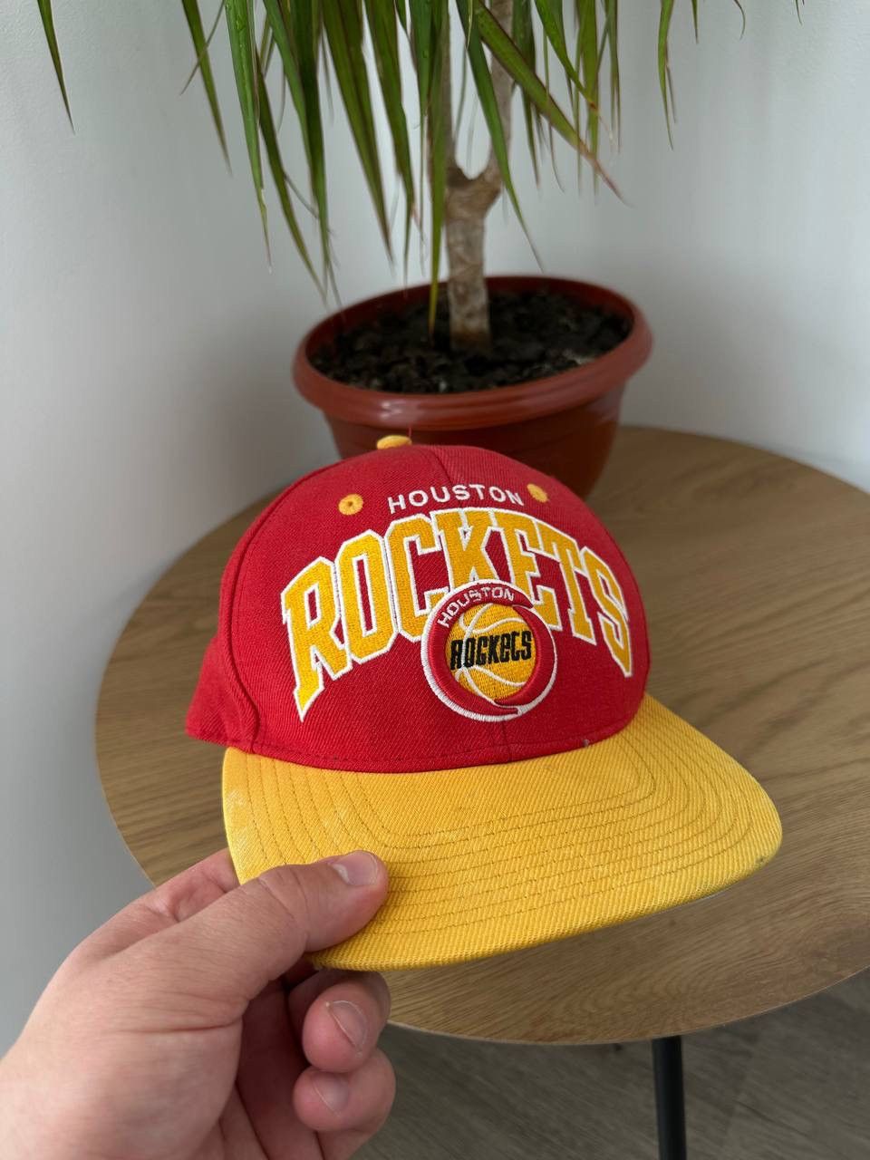 NBA × Vintage Vintage Mitchell & Ness Houston Rockets Snapback Cap NBA Size ONE SIZE - 4 Thumbnail