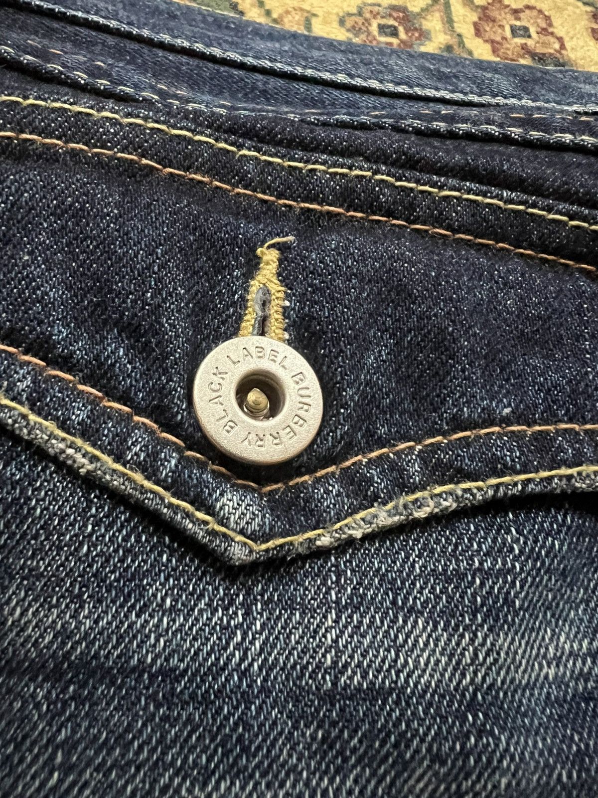 💥Flare💥Burberry Black Label Distressed Flare Jean