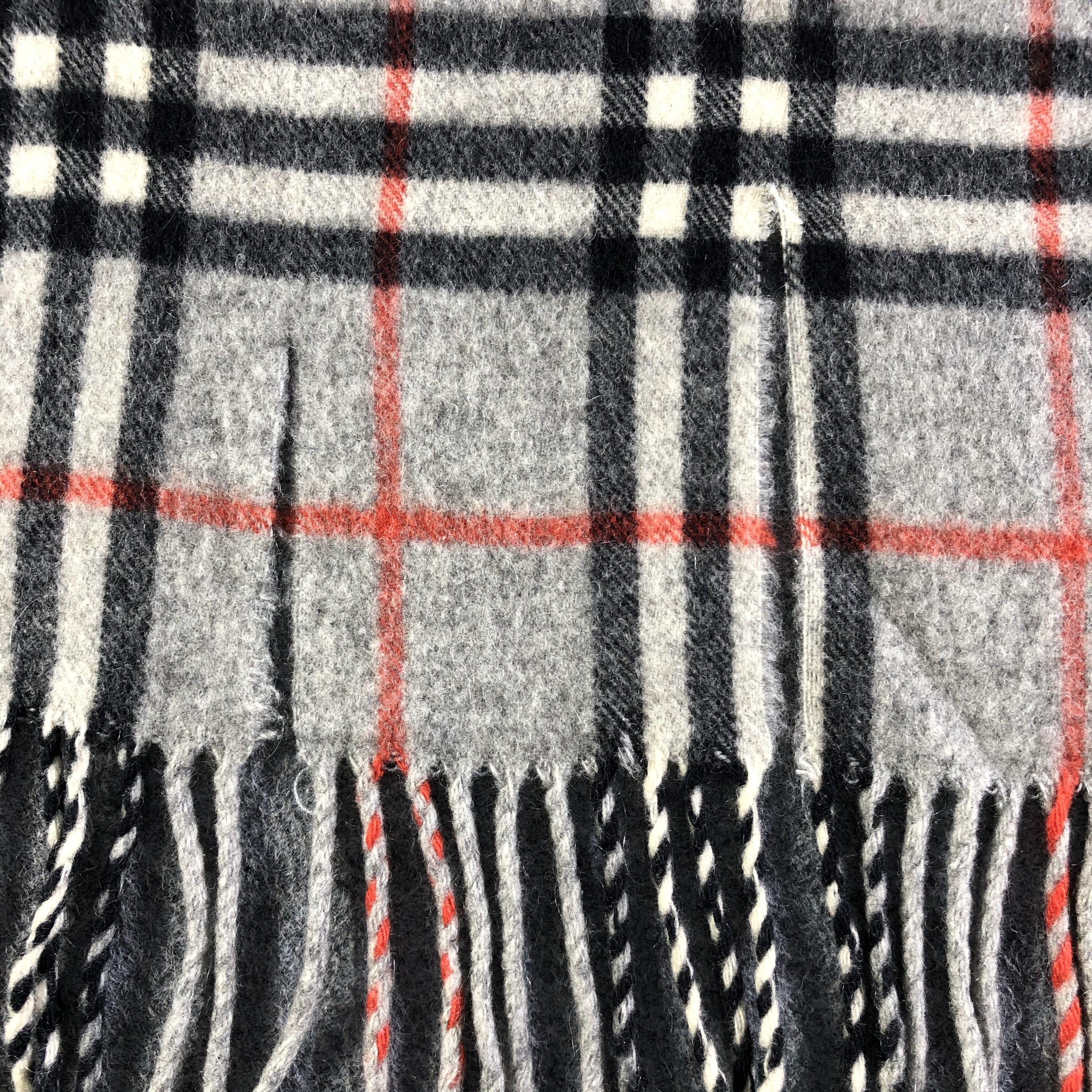 Burberry Burberrys Pure Cashmere Scarf / Muffler / Neckwear P039 Size ONE SIZE - 7 Thumbnail