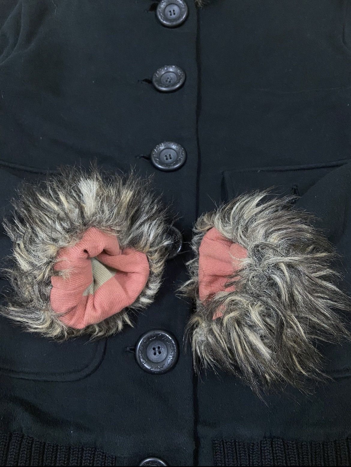 Bape Bathing Ape Bapy Faux Fur Neck Double Pocket Winter Jacket Size M / US 6-8 / IT 42-44 - 4 Thumbnail
