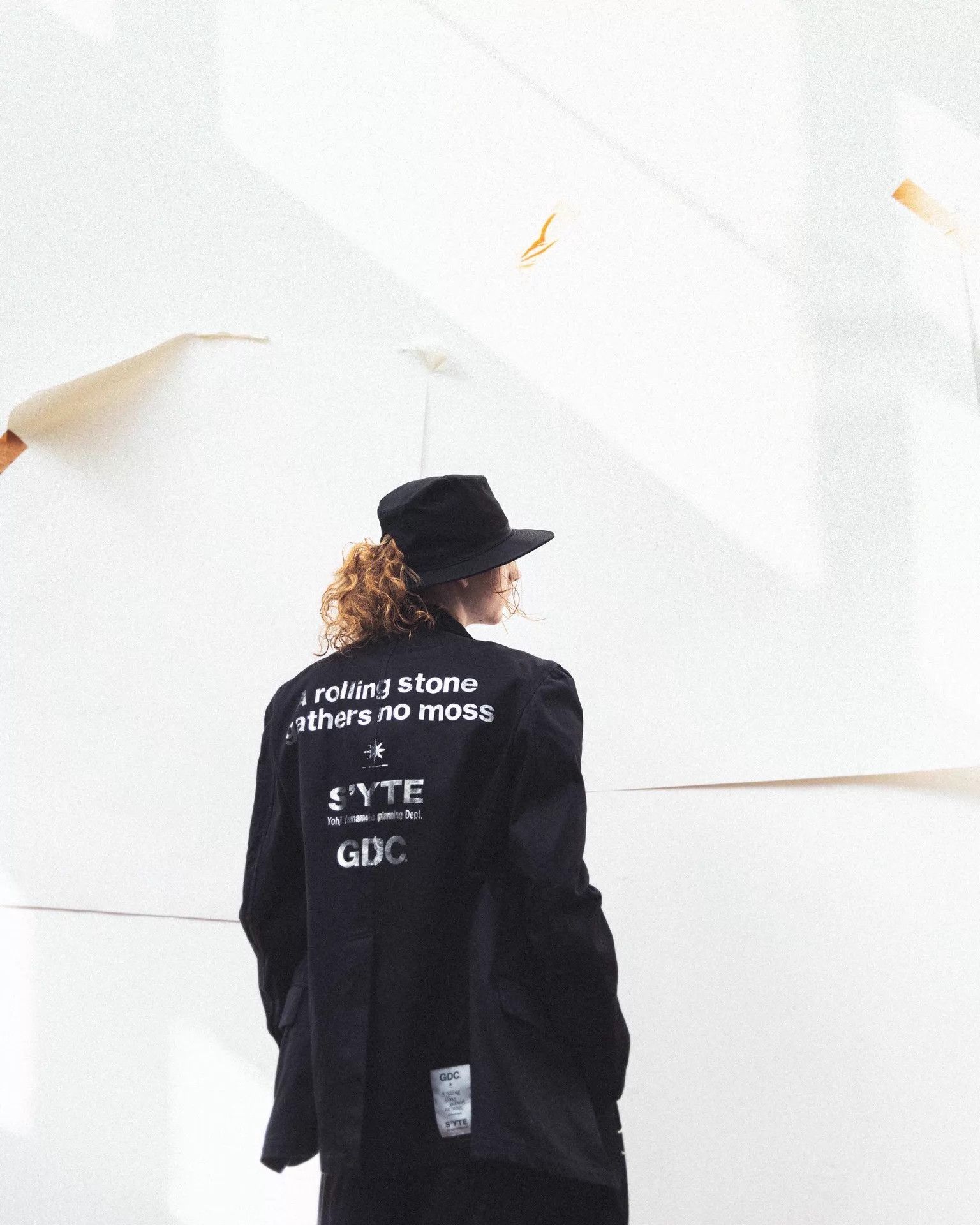 Yohji Yamamoto SYTE GDC Yohji Yamamoto Silver Hand Print Blazer M Size US M / EU 48-50 / 2 - 4 Thumbnail