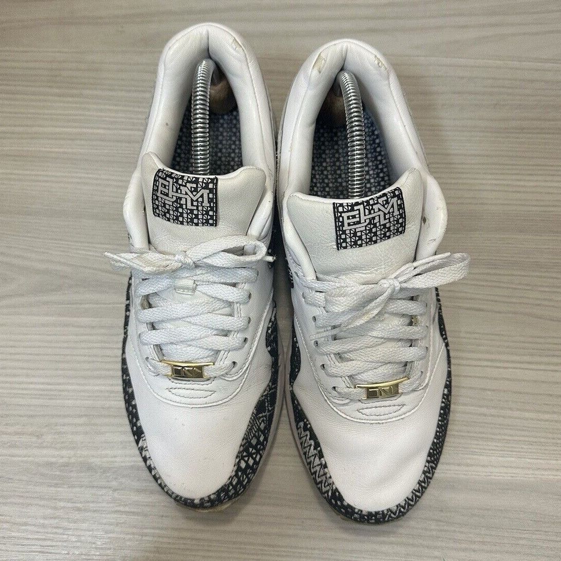 Nike RARE 2015 NIKE AIR MAX 1 BHM BLACK HISTORY WHITE/BLACK SZ 9 Size US 9 / EU 42 - 5 Thumbnail