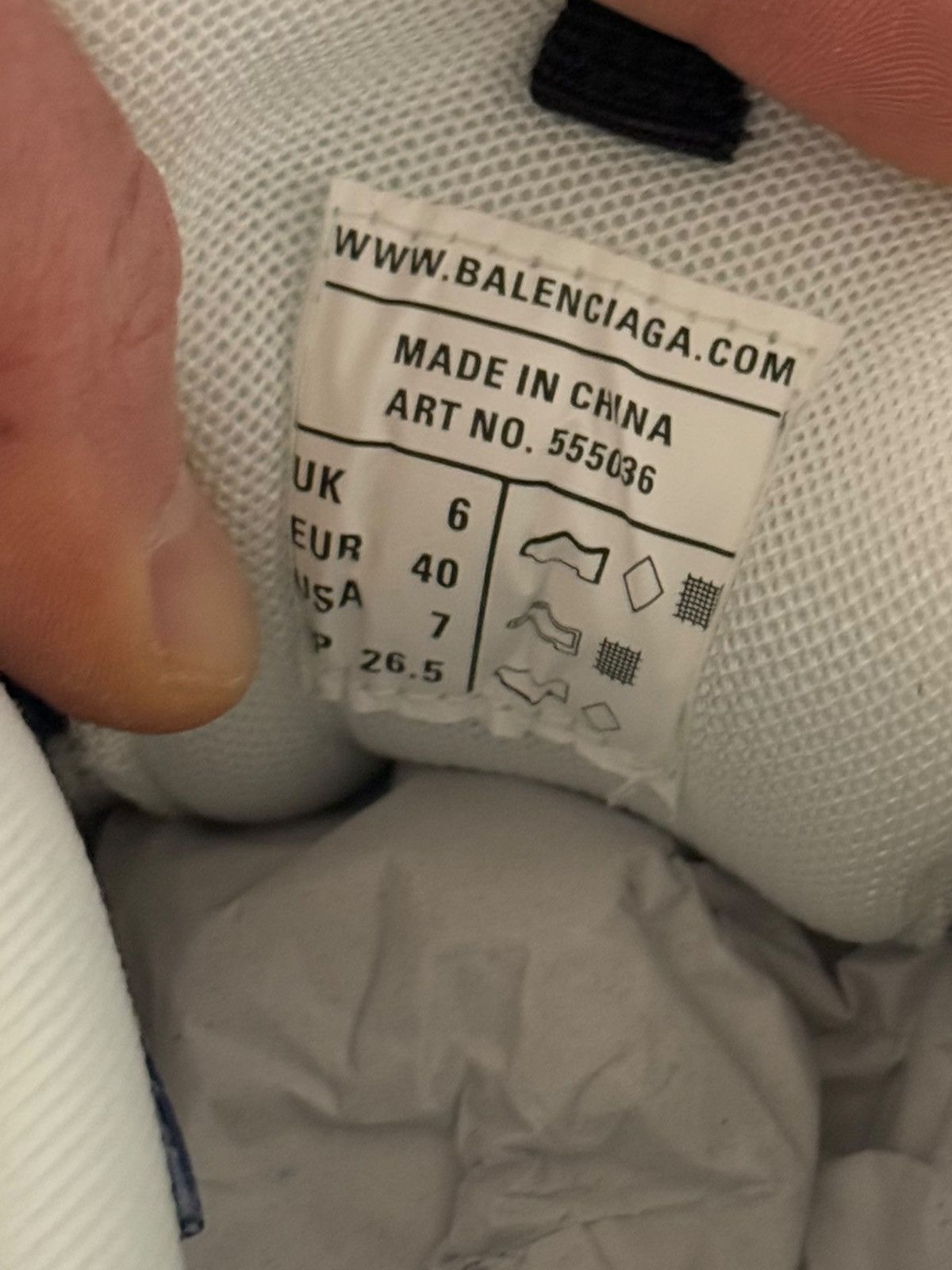 Balenciaga Track LED LIGHT Sneaker Silver Blue Metallic Size US 7 / EU 40 - 19 Thumbnail