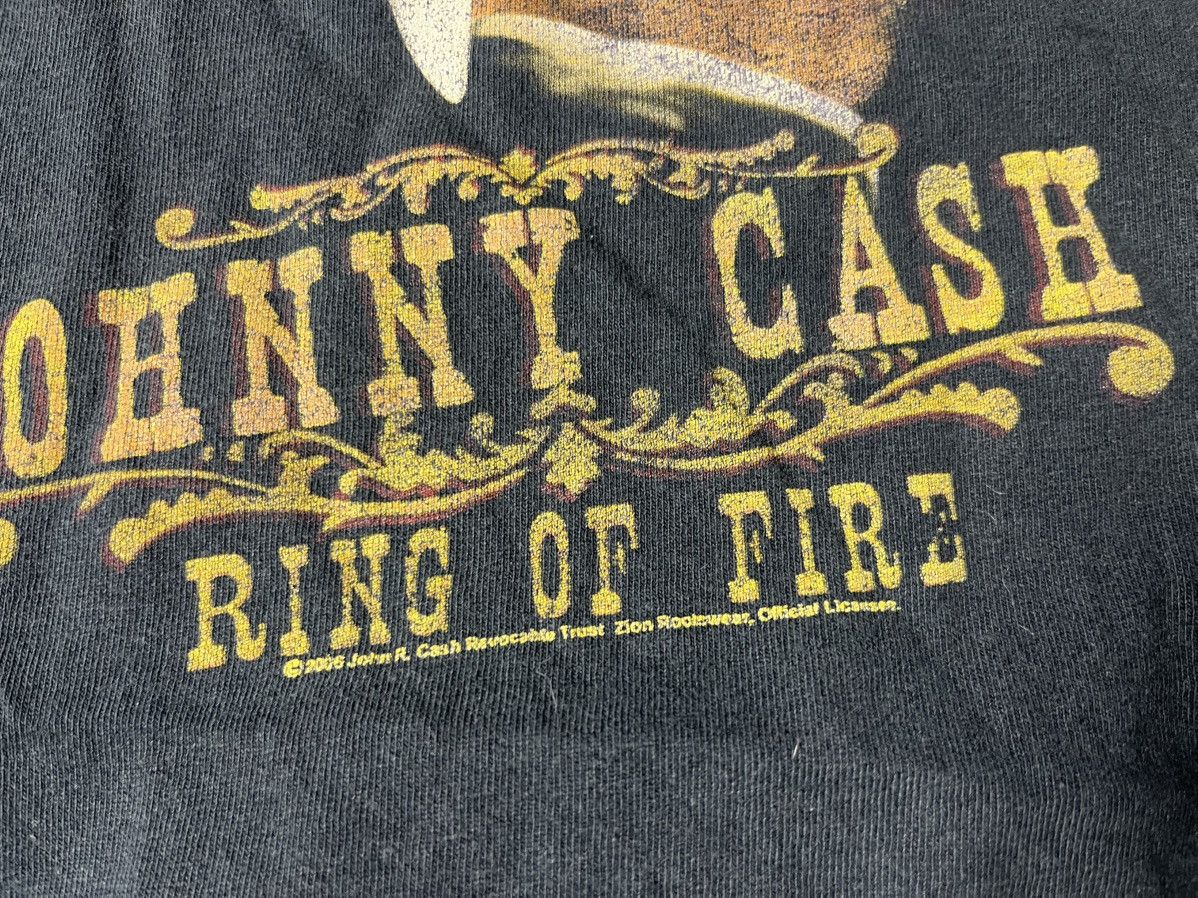 Band Tees Johny Cash Tshirt Ring Of Fire Zion Size Large Size US L / EU 52-54 / 3 - 4 Thumbnail