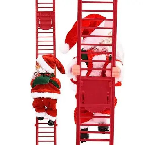 Japanese Brand Electric Climbing Ladder Music Santa Claus Christmas Size ONE SIZE - 2 Thumbnail
