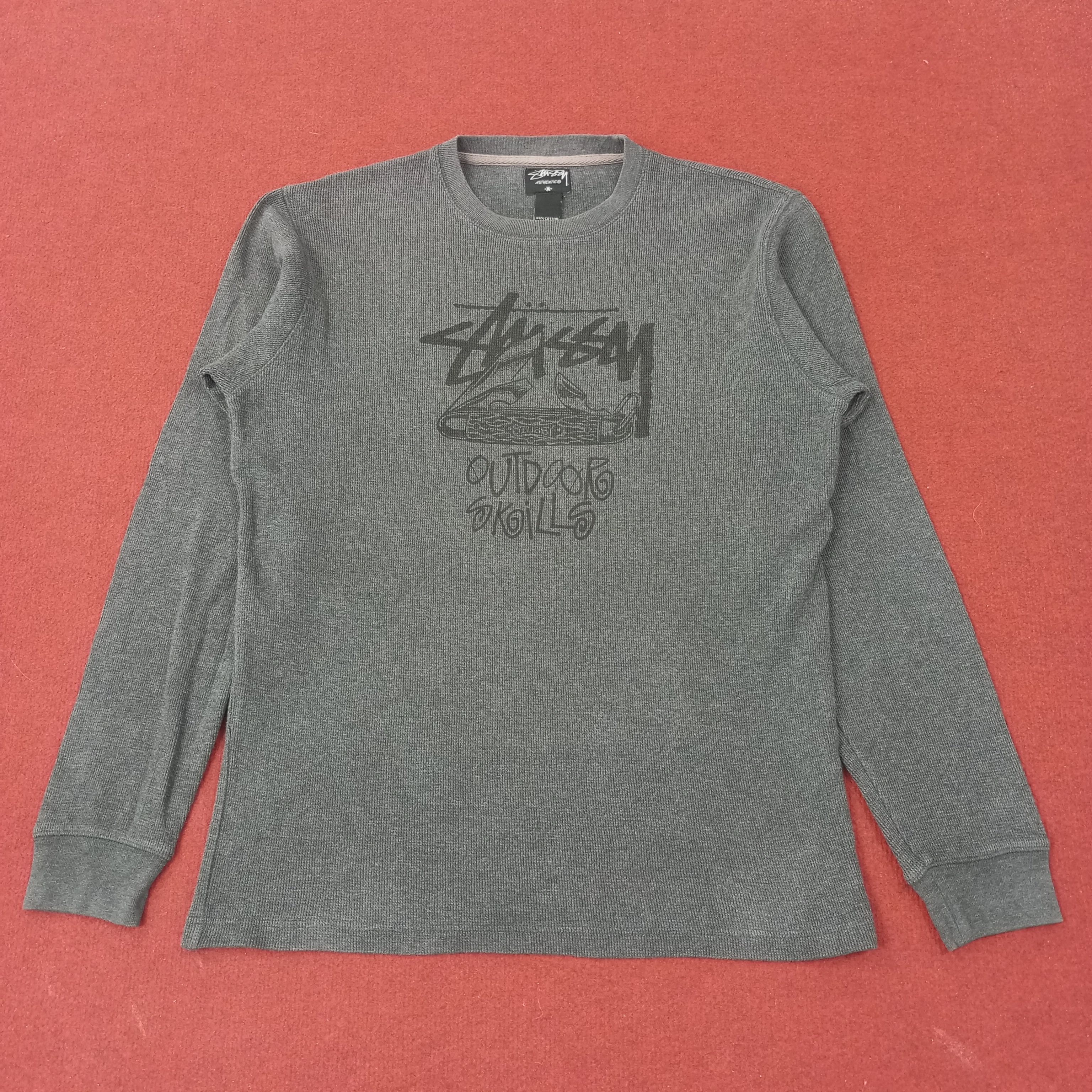 Stussy Outdoor Skills Streetwear Style Sweatshirt c240n15