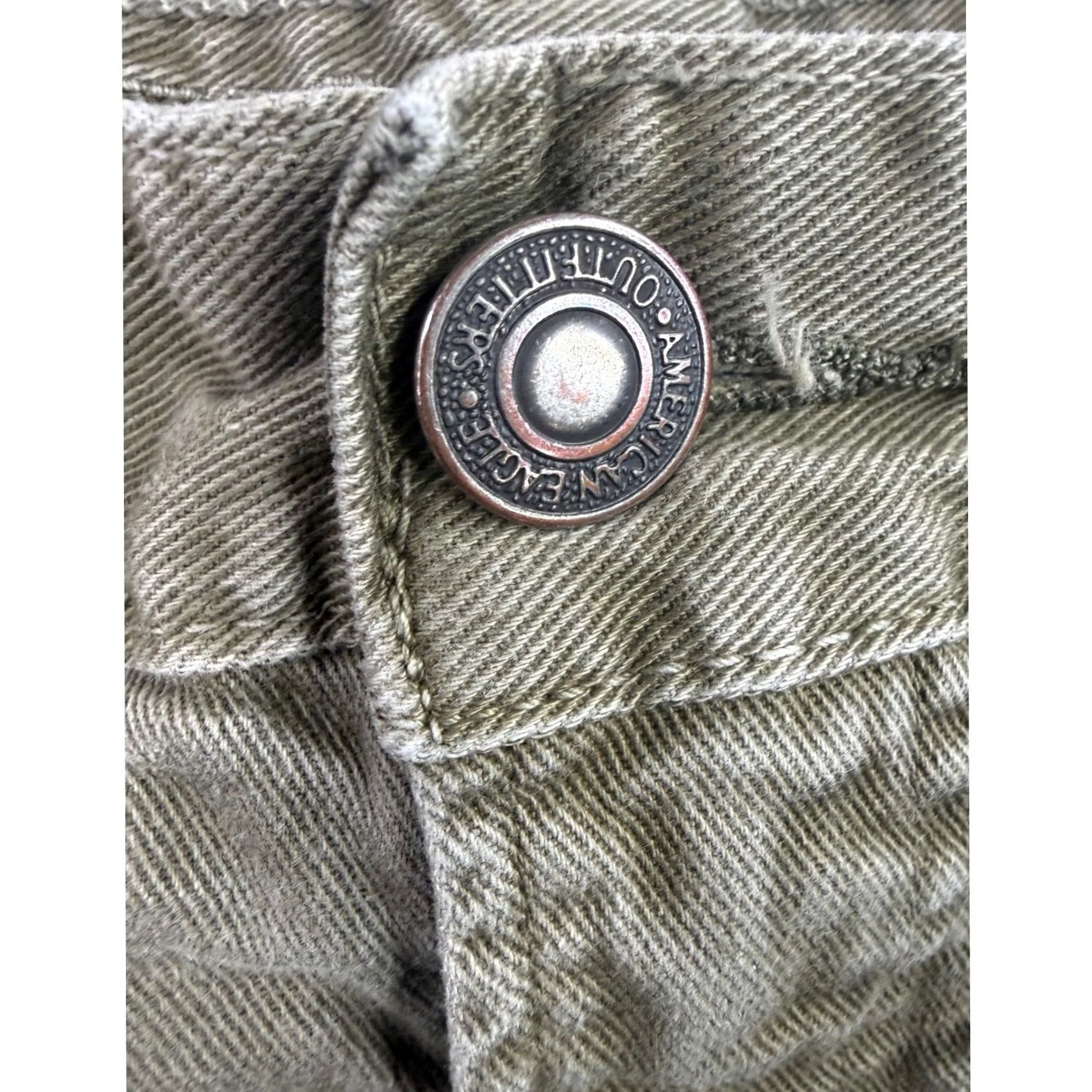American Eagle Outfitters American Eagle Outfitters Core Flex Pants Mens Olive Green Slim Fit 34x34 Size US 34 / EU 50 - 6 Thumbnail