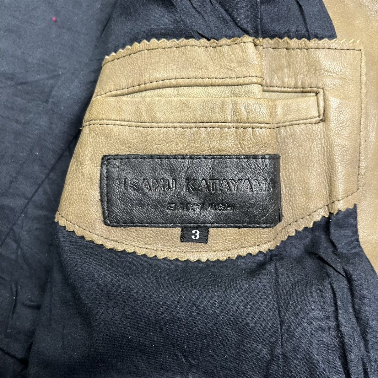 Isamu Katayama Backlash Isamu Katayama Backlash blazer bleach color leather jacket Size US M / EU 48-50 / 2 - 11 Thumbnail