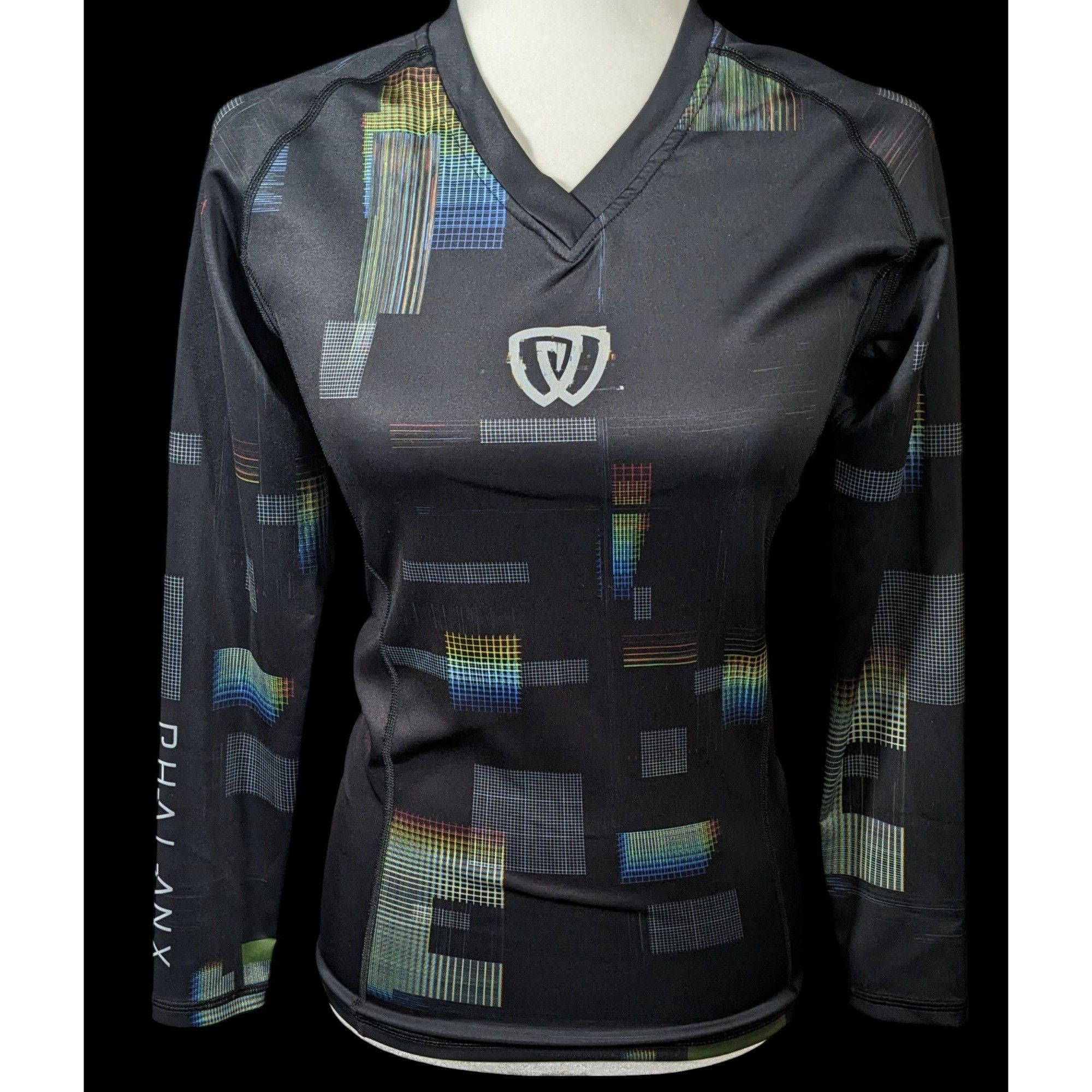 Other Phalanx Black And Rainbow Grid Rash Guard Size Small Size S / US 4 / IT 40 - 1 Thumbnail