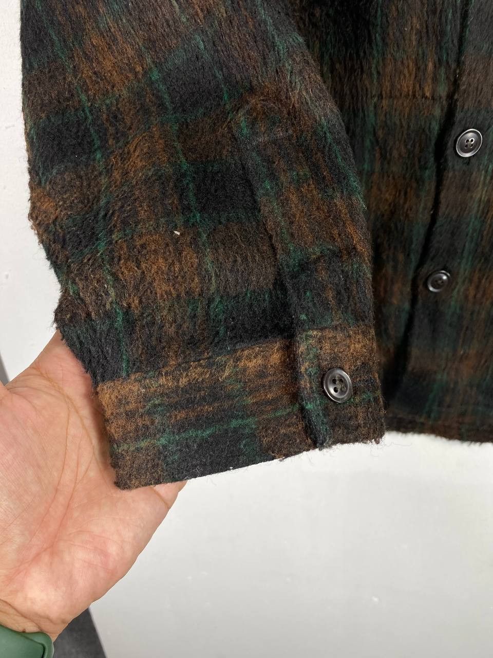 Japanese Brand niko and japanese brand shadow plaid wool jacket Size US XXL / EU 58 / 5 - 4 Thumbnail