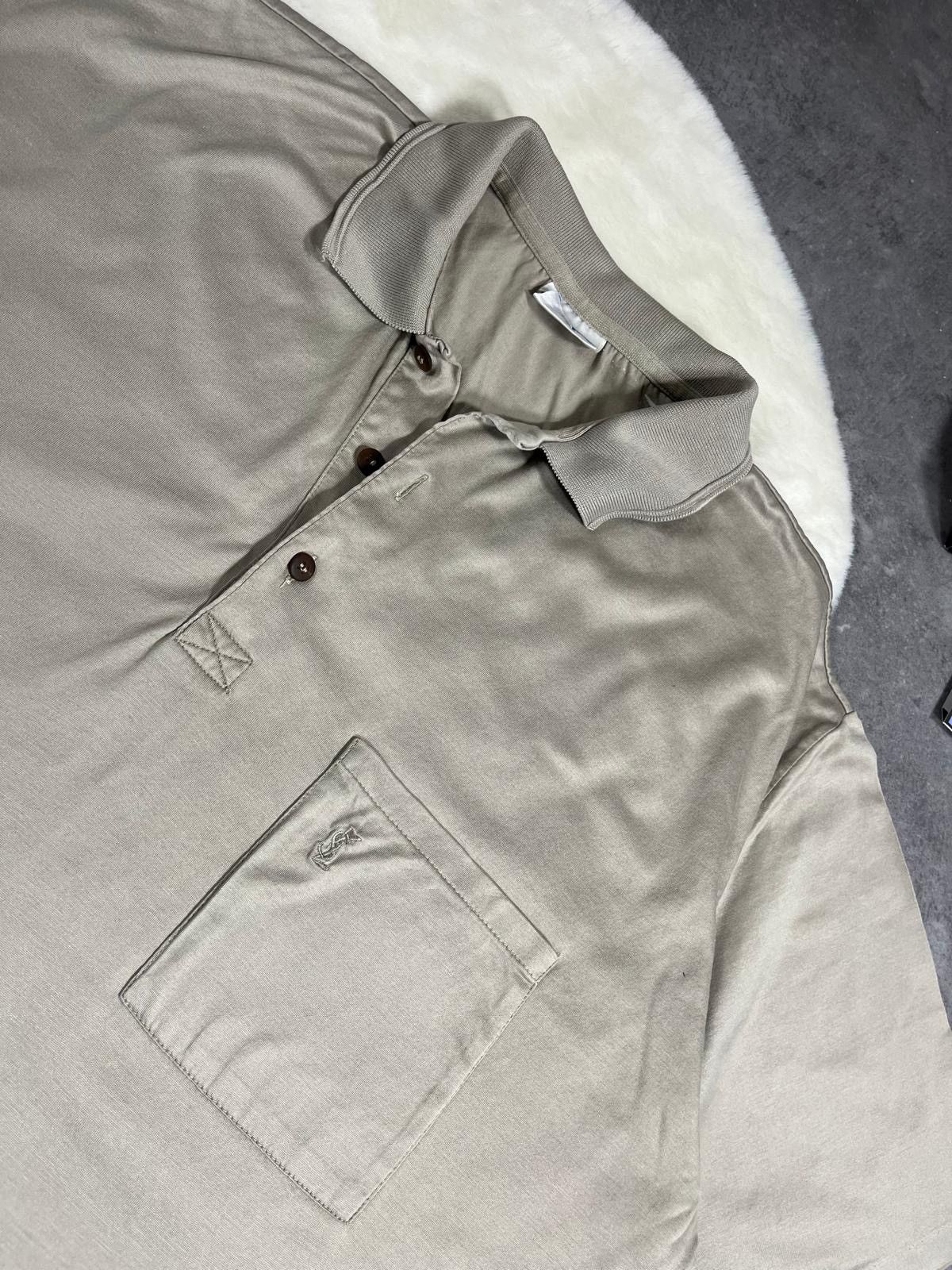 Vintage × Yves Saint Laurent Vintage Yves Saint Laurent Polo Shirt YSL Paris Old Money Size US L / EU 52-54 / 3 - 4 Thumbnail