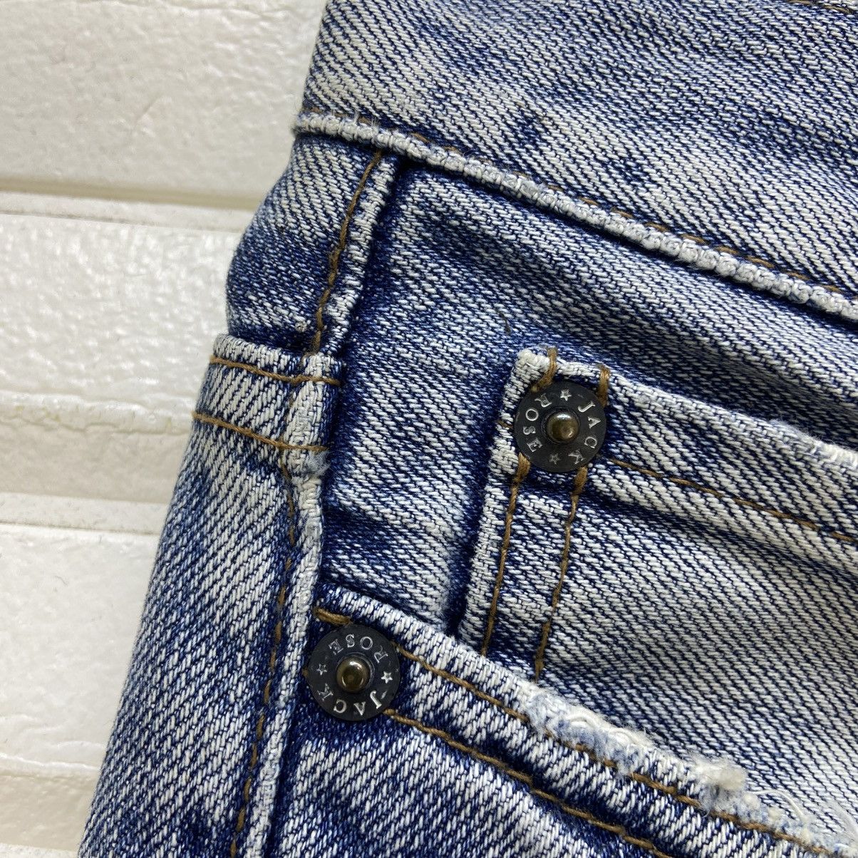 JACKROSE Flare Jackrose Distressed Denim Jeans Size US 31 - 16 Thumbnail