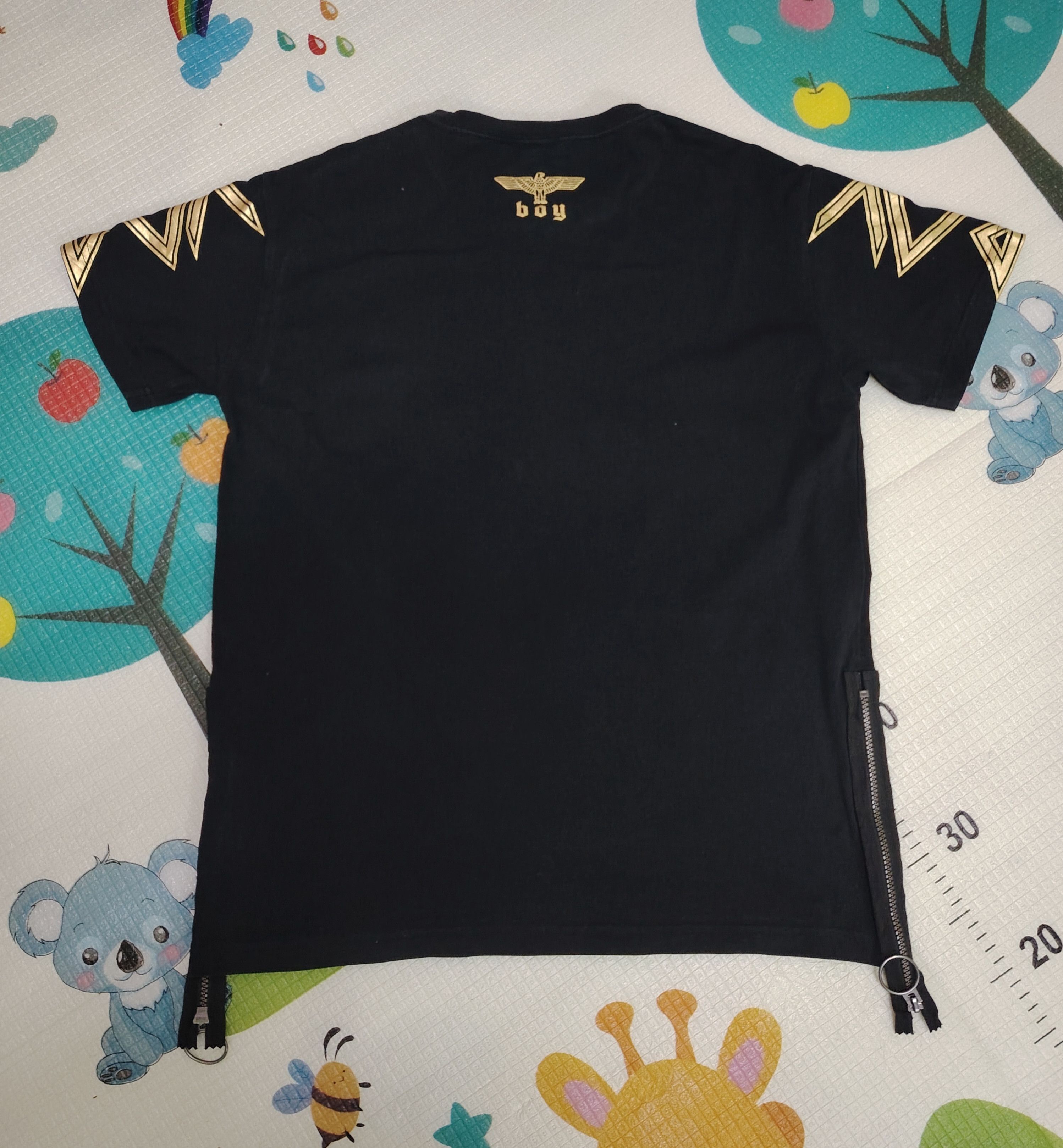 Boy London Boy London Gold Print Double Side Zipper Tee Size US M / EU 48-50 / 2 - 2 Thumbnail