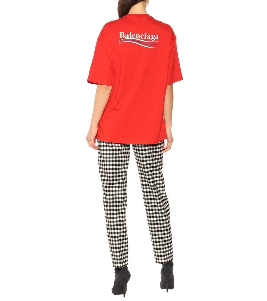 Balenciaga o1bcso1str1124 Dup / Political Campaign Large Fit T-Shirt Size L / US 10 / IT 46 - 3 Thumbnail