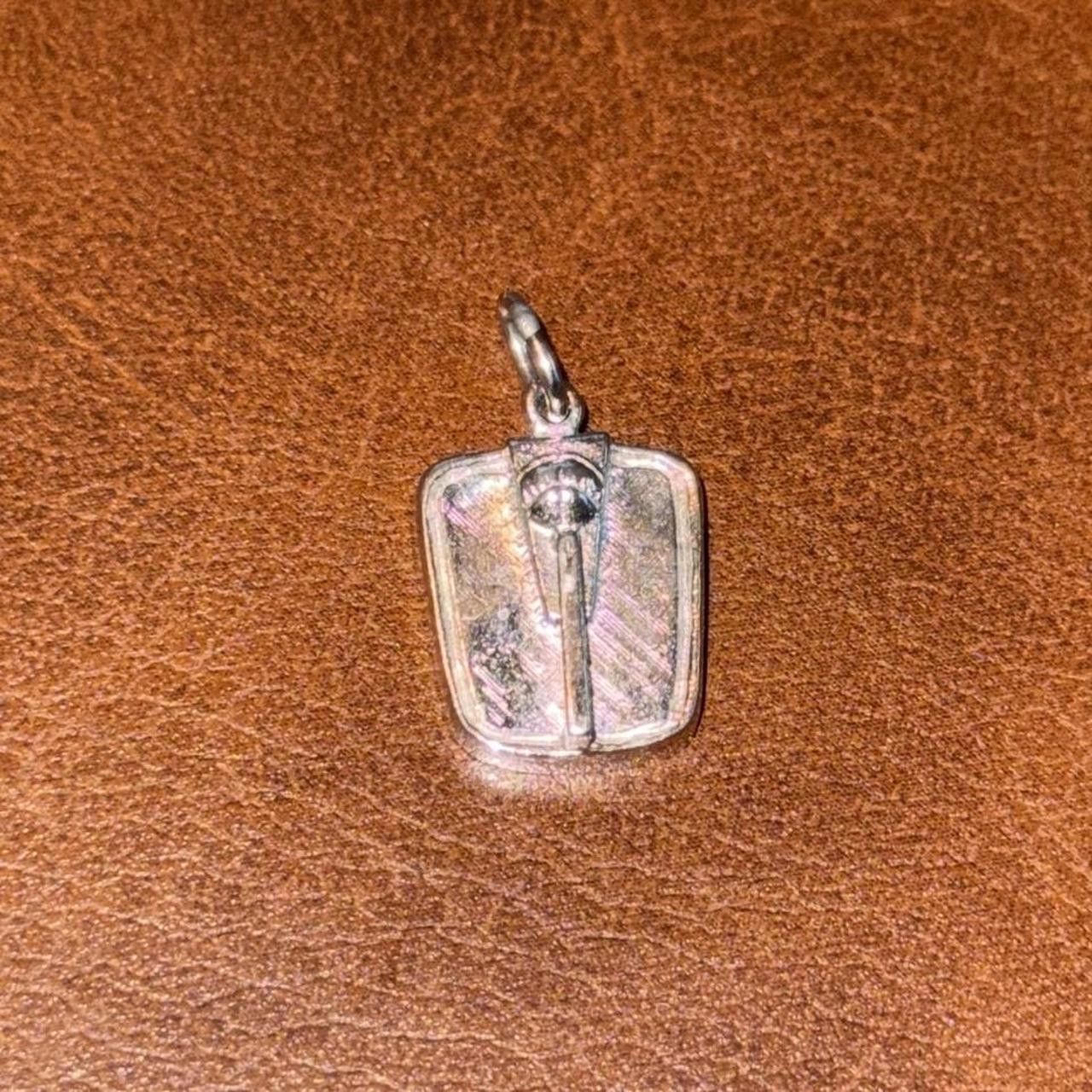 Designer Vintage Sterling Silver Weight Scale Pendant/Charm Size ONE SIZE - 3 Thumbnail