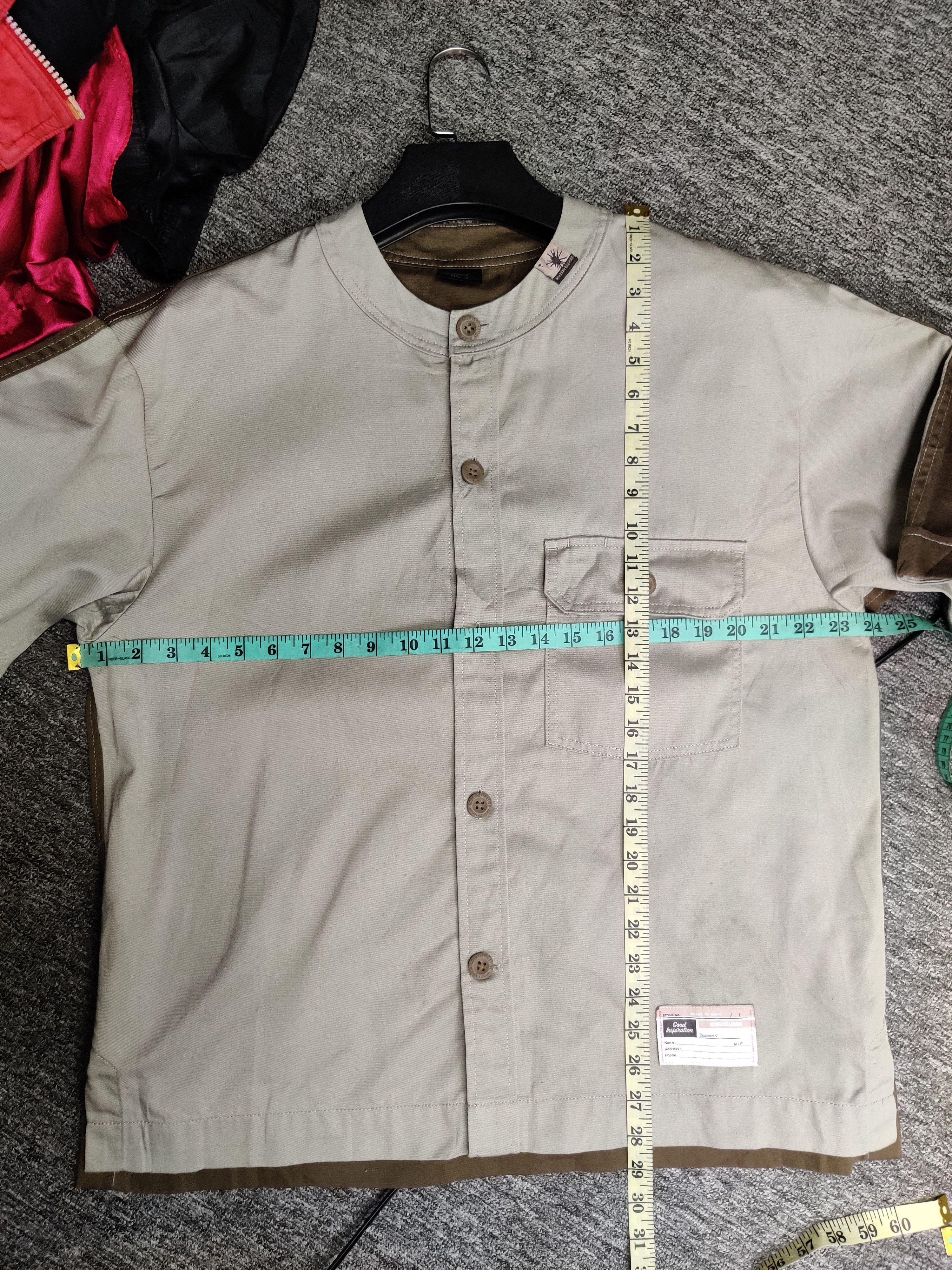 GU × Maison MIHARA YASUHIRO Gu x Mihara Yasuhiro Good Inspiration Work Shirt Button Ups Size US M / EU 48-50 / 2 - 13 Thumbnail